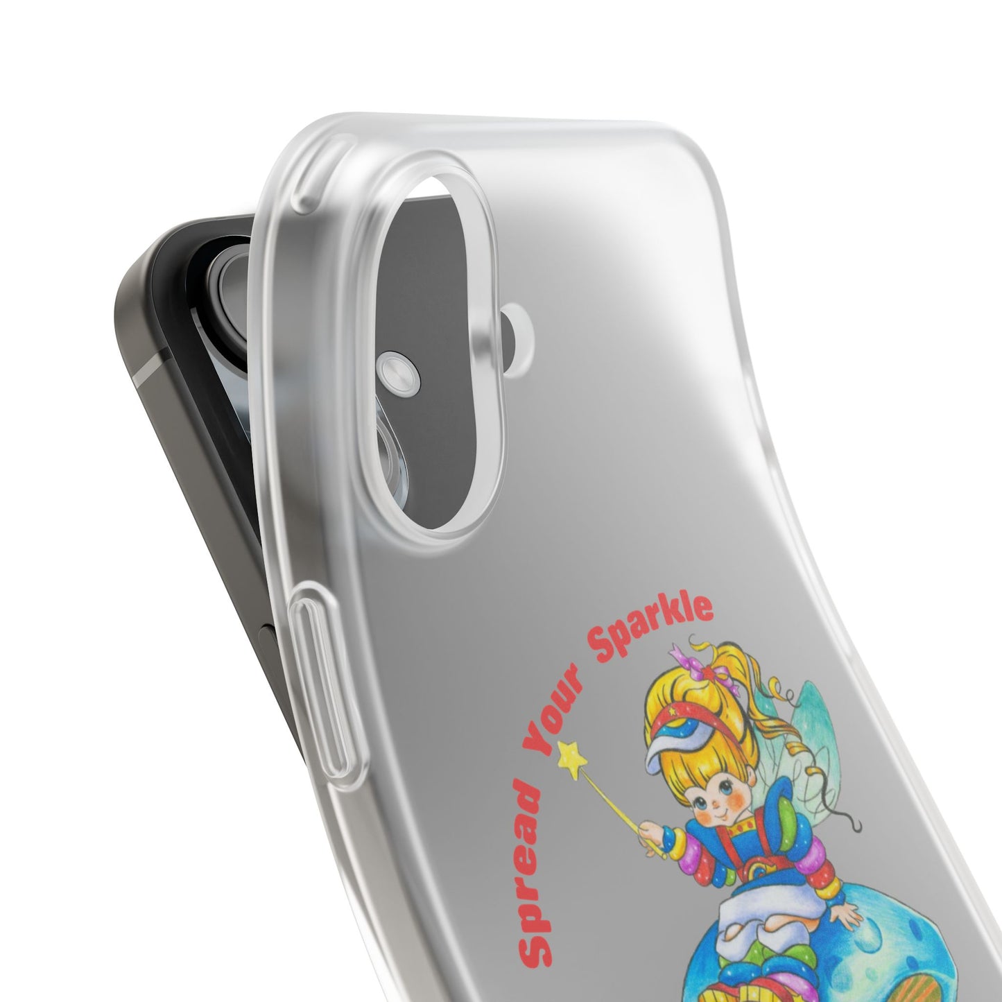 Rainbow Brite Phone Case — "Spread Your Sparkle Wherever You Go" iPhone Flexi Case