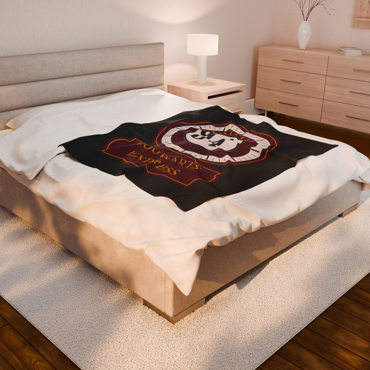 Hogwarts Express Platform 9 Velveteen Plush Blanket