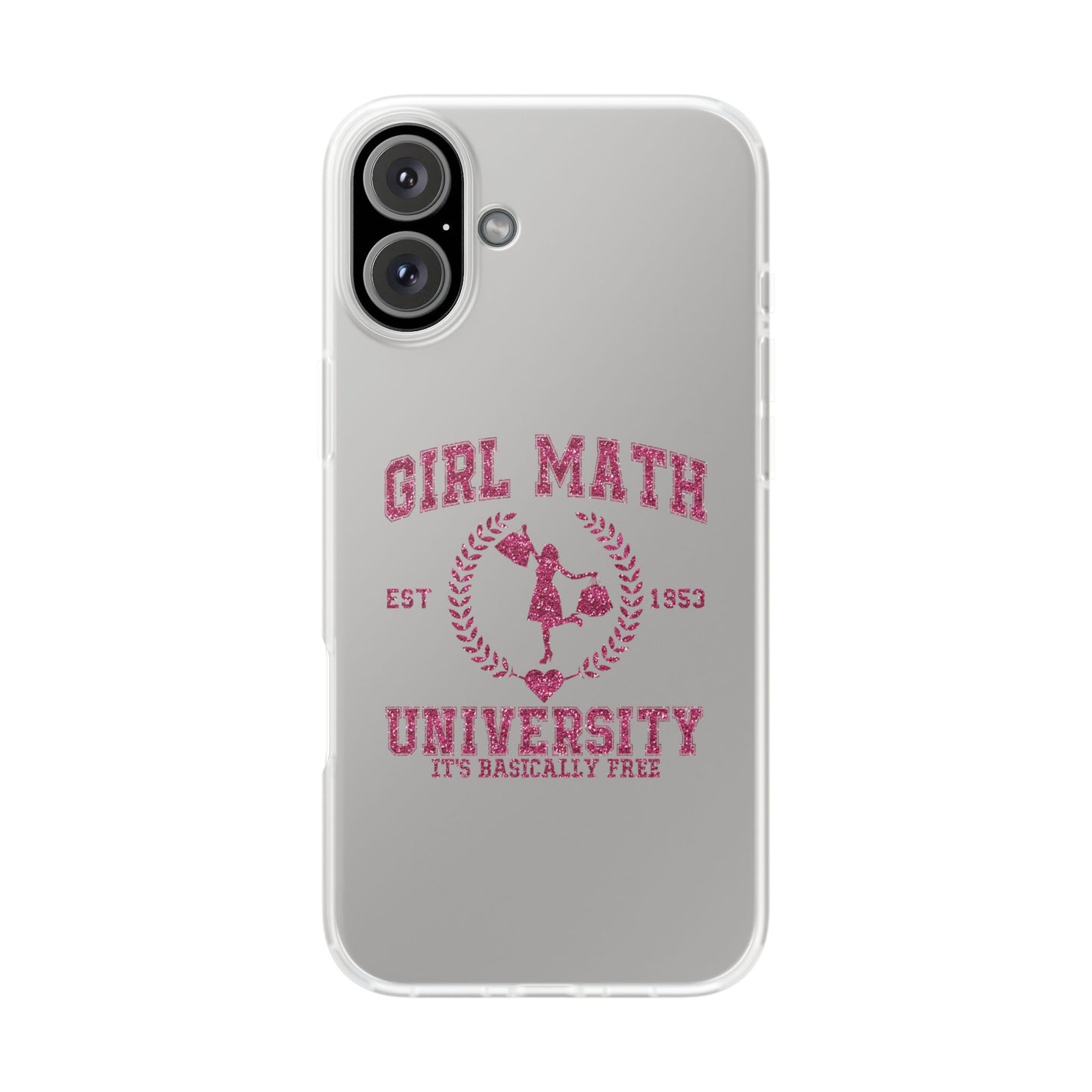 Girl Math University Phone Case – Funny Feminist iPhone Cover ("Girl Math")