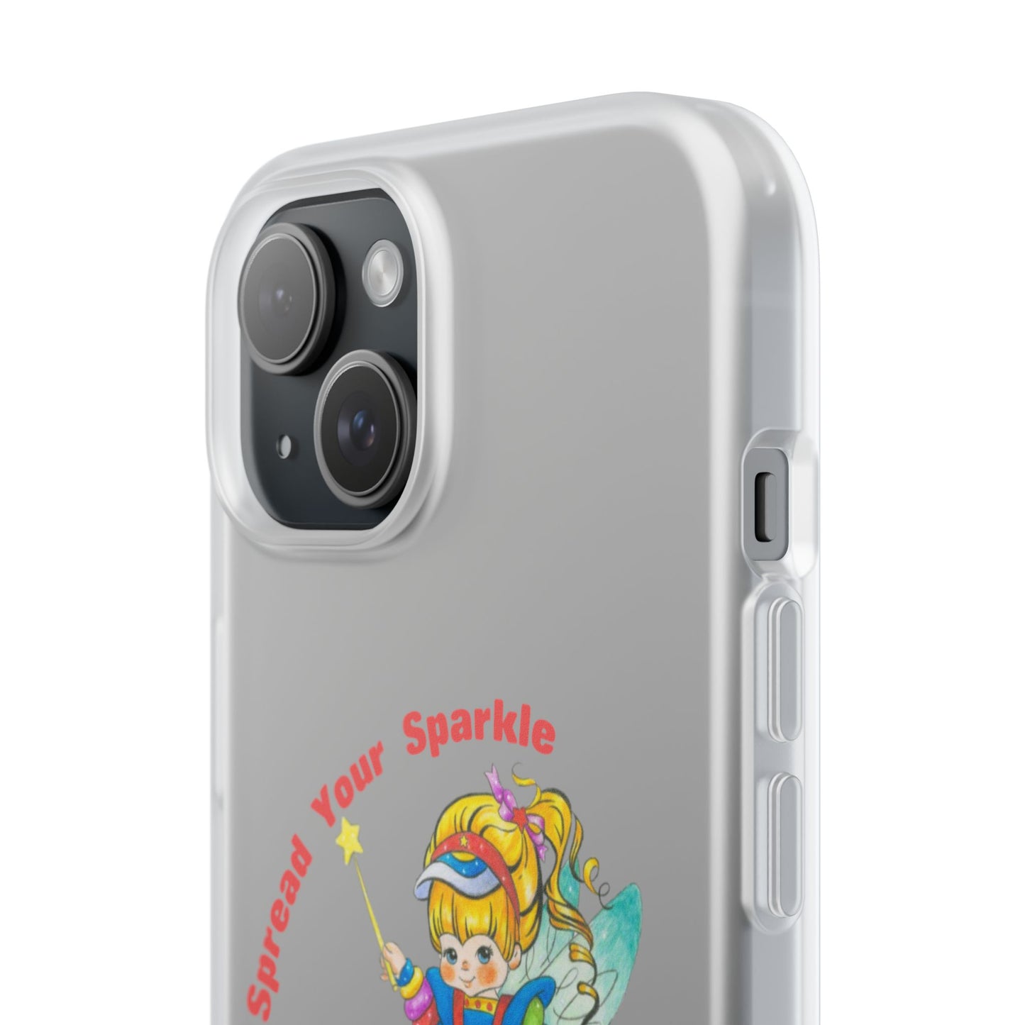 Rainbow Brite Phone Case — "Spread Your Sparkle Wherever You Go" iPhone Flexi Case