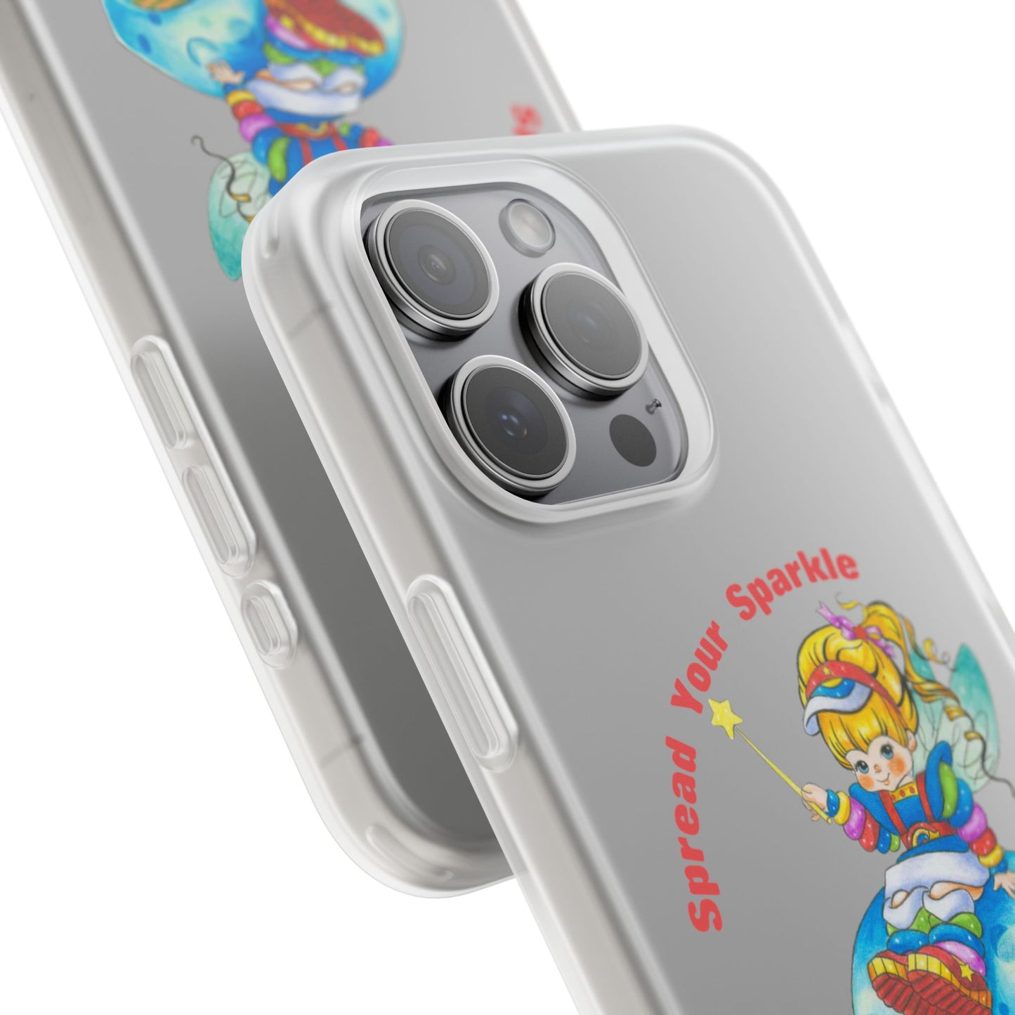 Rainbow Brite Phone Case — "Spread Your Sparkle Wherever You Go" iPhone Flexi Case