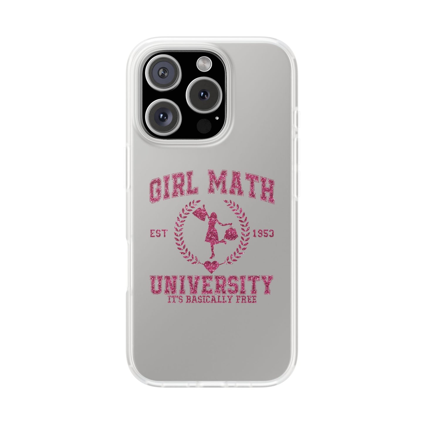 Girl Math University Phone Case – Funny Feminist iPhone Cover ("Girl Math")