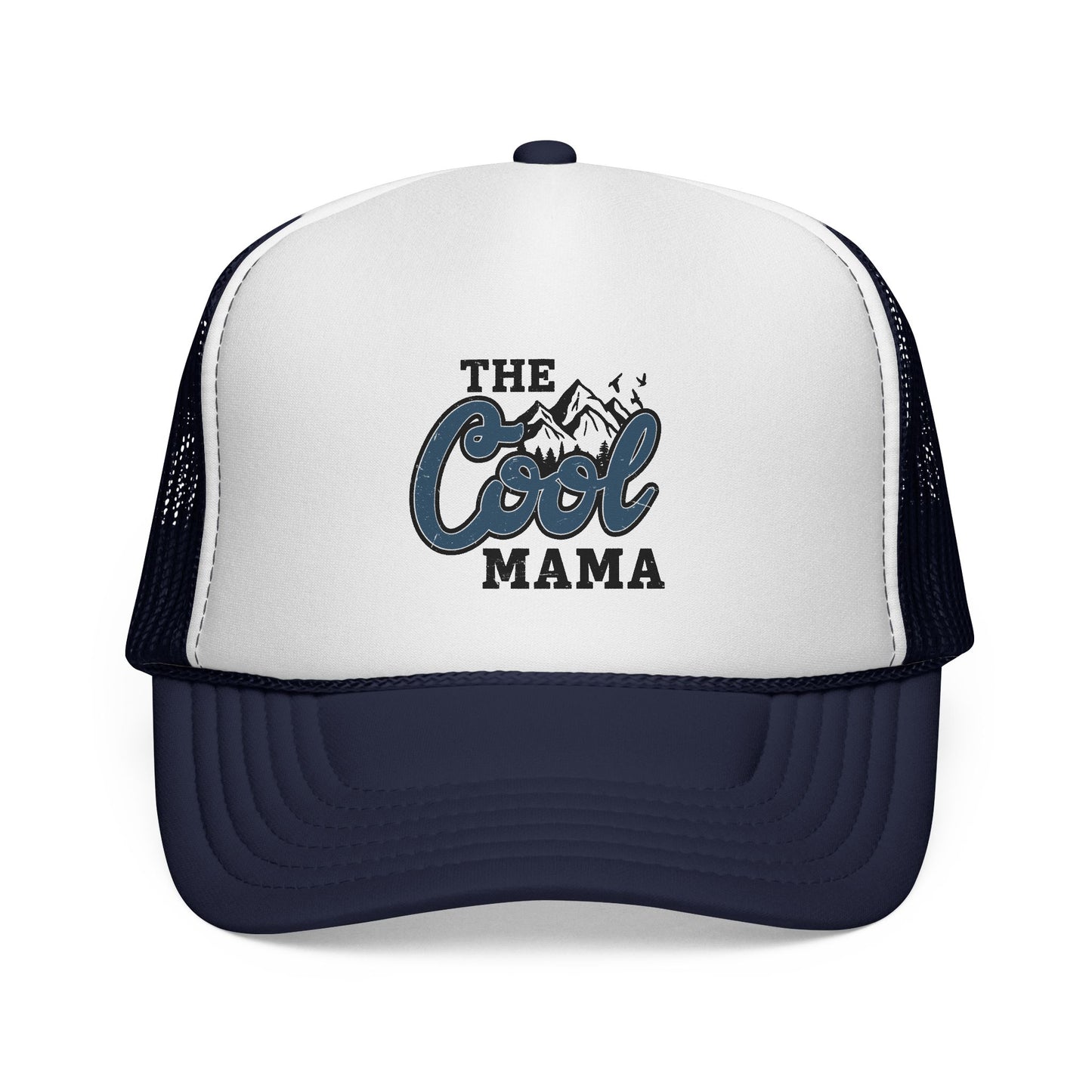 The Cool Mama Trucker Cap - Retro Mountain Mom Hat