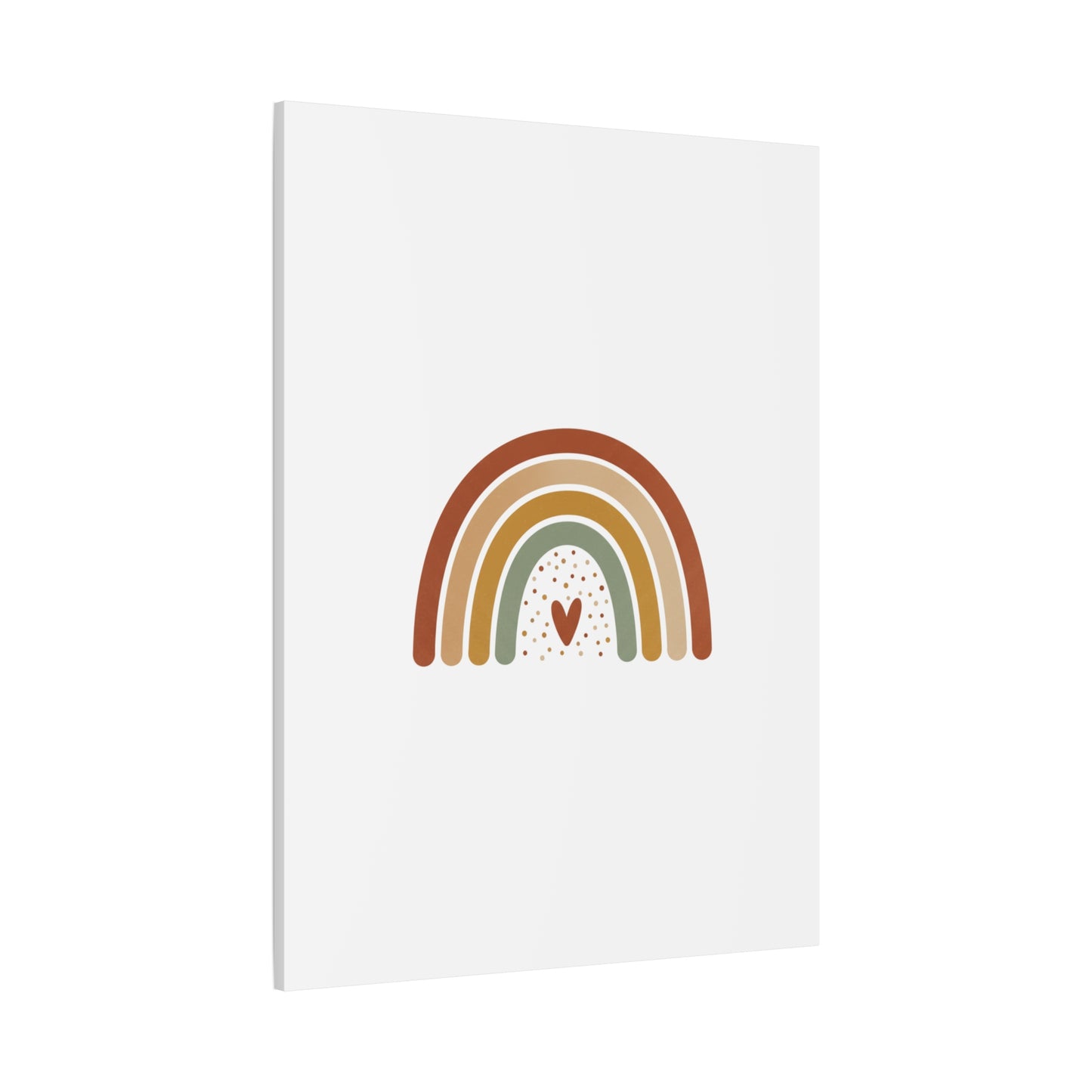 Neutral Rainbow Canvas, Boho Muted Rainbow Nursery Wall Art | Desert Arc Print