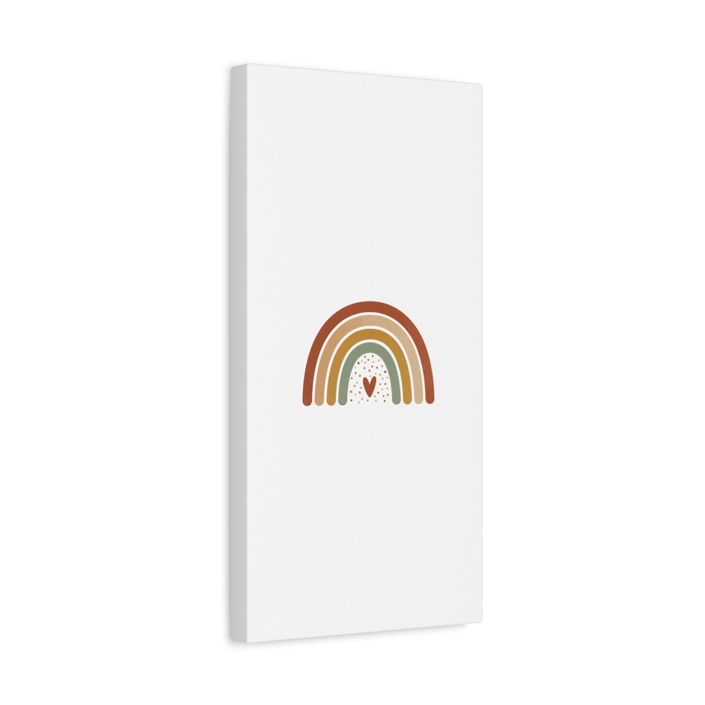 Neutral Rainbow Canvas, Boho Muted Rainbow Nursery Wall Art | Desert Arc Print