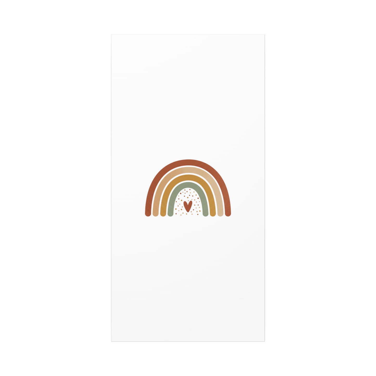 Neutral Rainbow Canvas, Boho Muted Rainbow Nursery Wall Art | Desert Arc Print