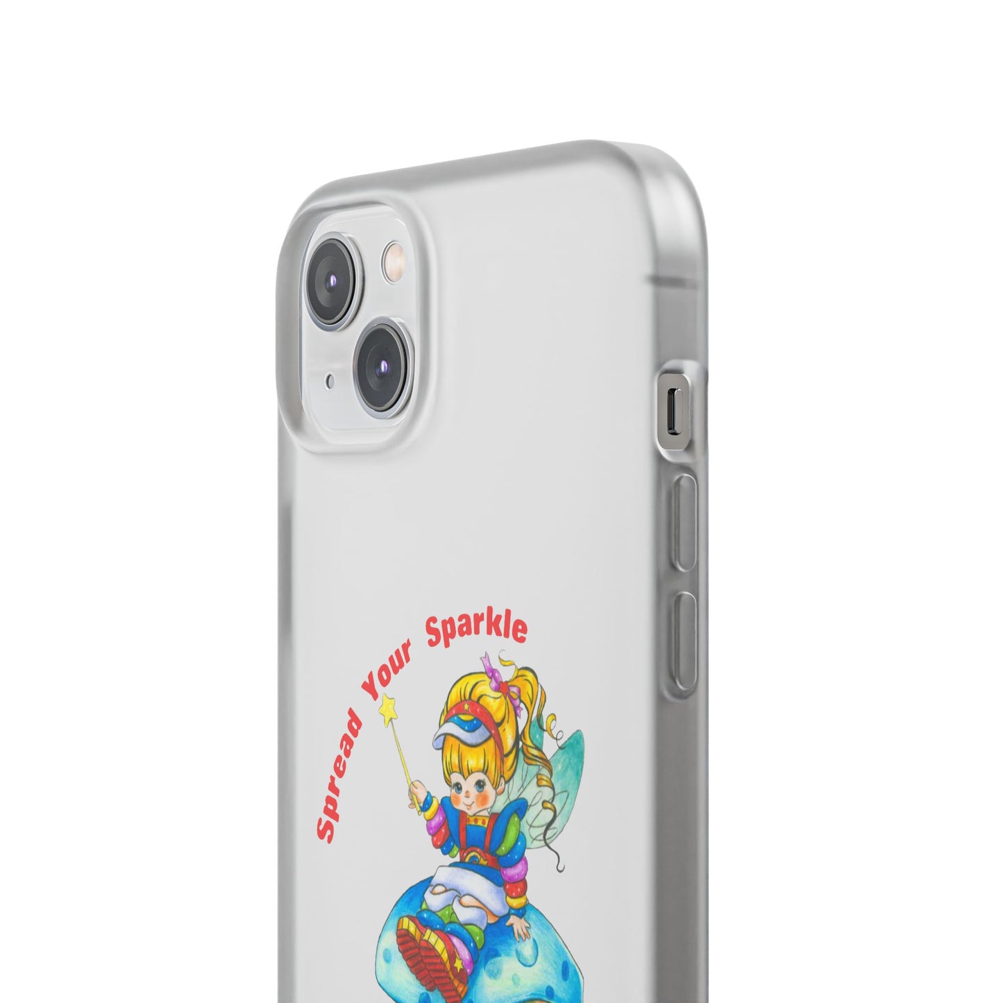 Rainbow Brite Phone Case — "Spread Your Sparkle Wherever You Go" iPhone Flexi Case