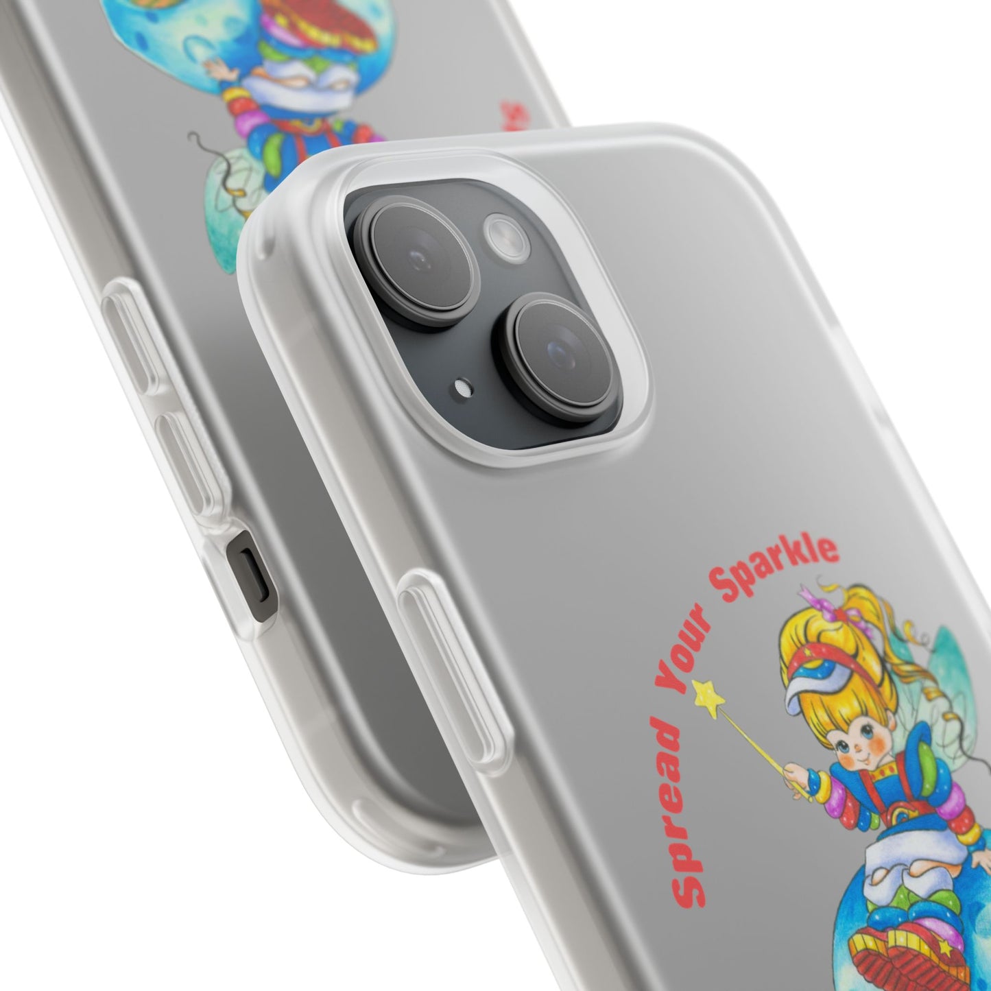 Rainbow Brite Phone Case — "Spread Your Sparkle Wherever You Go" iPhone Flexi Case