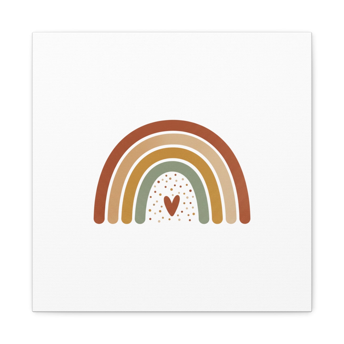 Neutral Rainbow Canvas, Boho Muted Rainbow Nursery Wall Art | Desert Arc Print