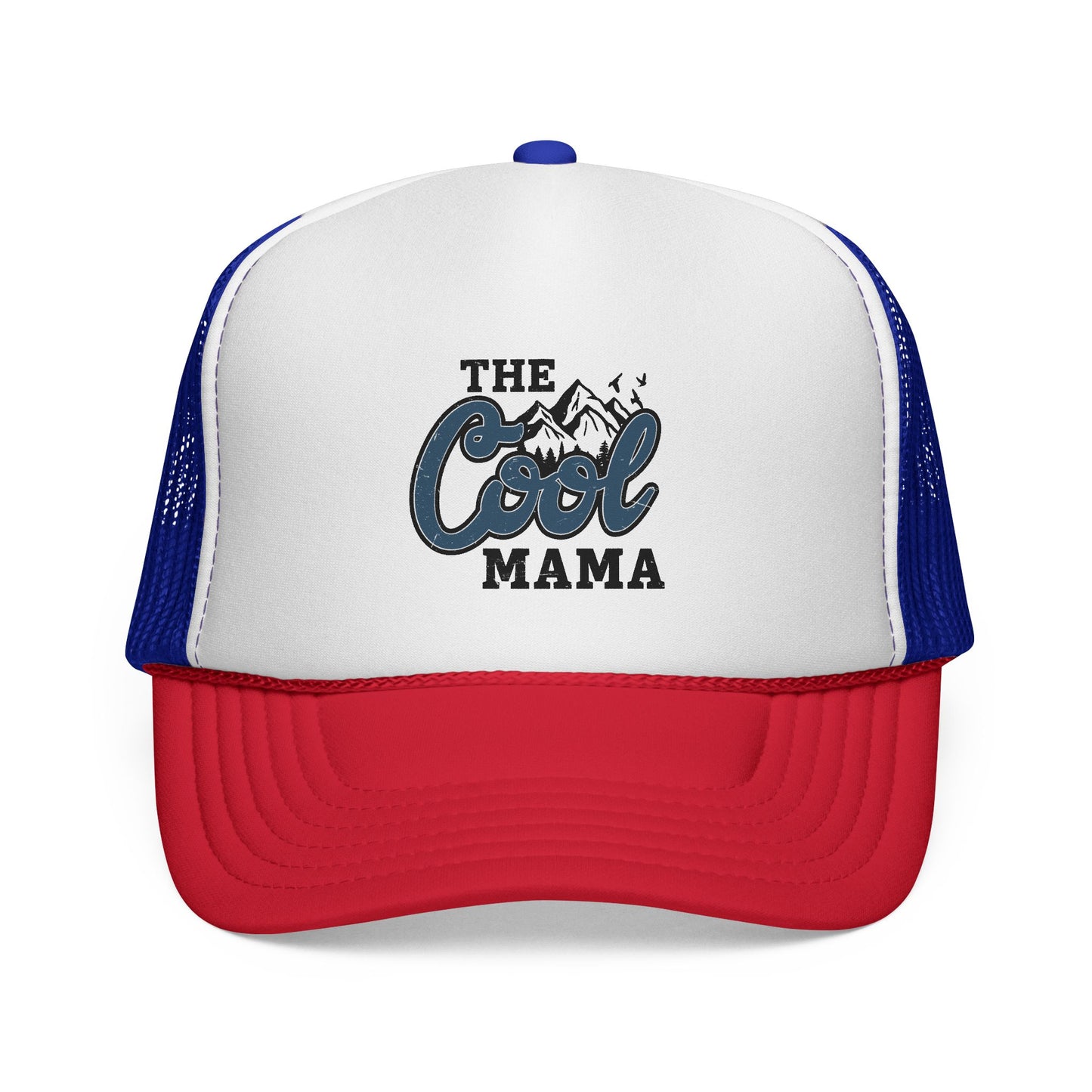 The Cool Mama Trucker Cap - Retro Mountain Mom Hat