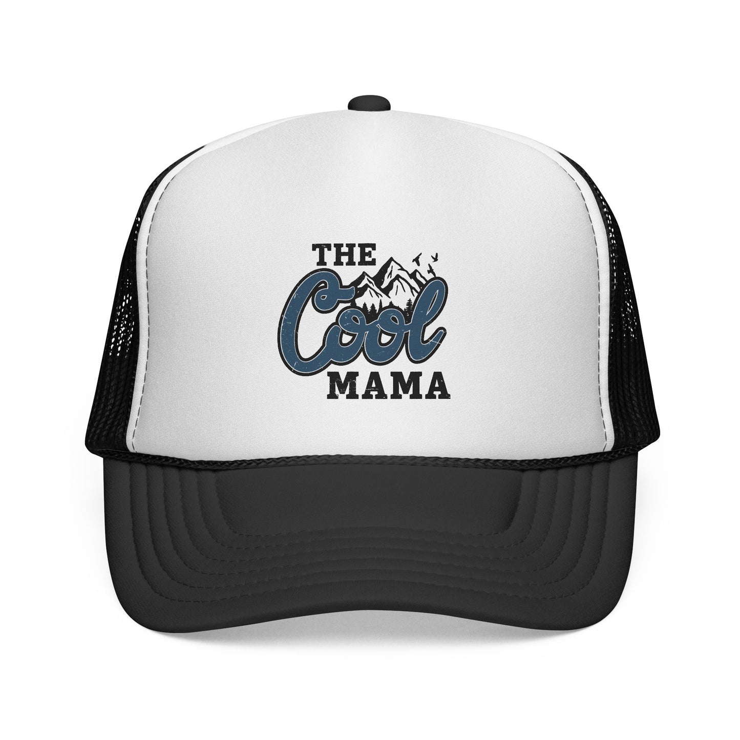 The Cool Mama Trucker Cap - Retro Mountain Mom Hat