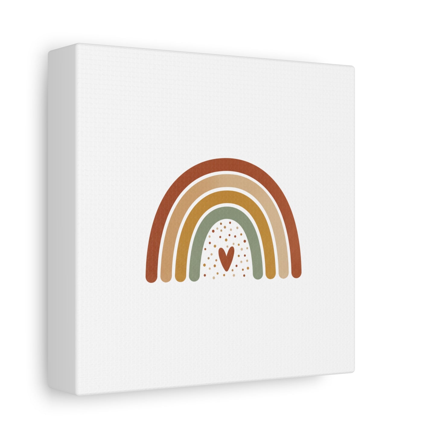 Neutral Rainbow Canvas, Boho Muted Rainbow Nursery Wall Art | Desert Arc Print