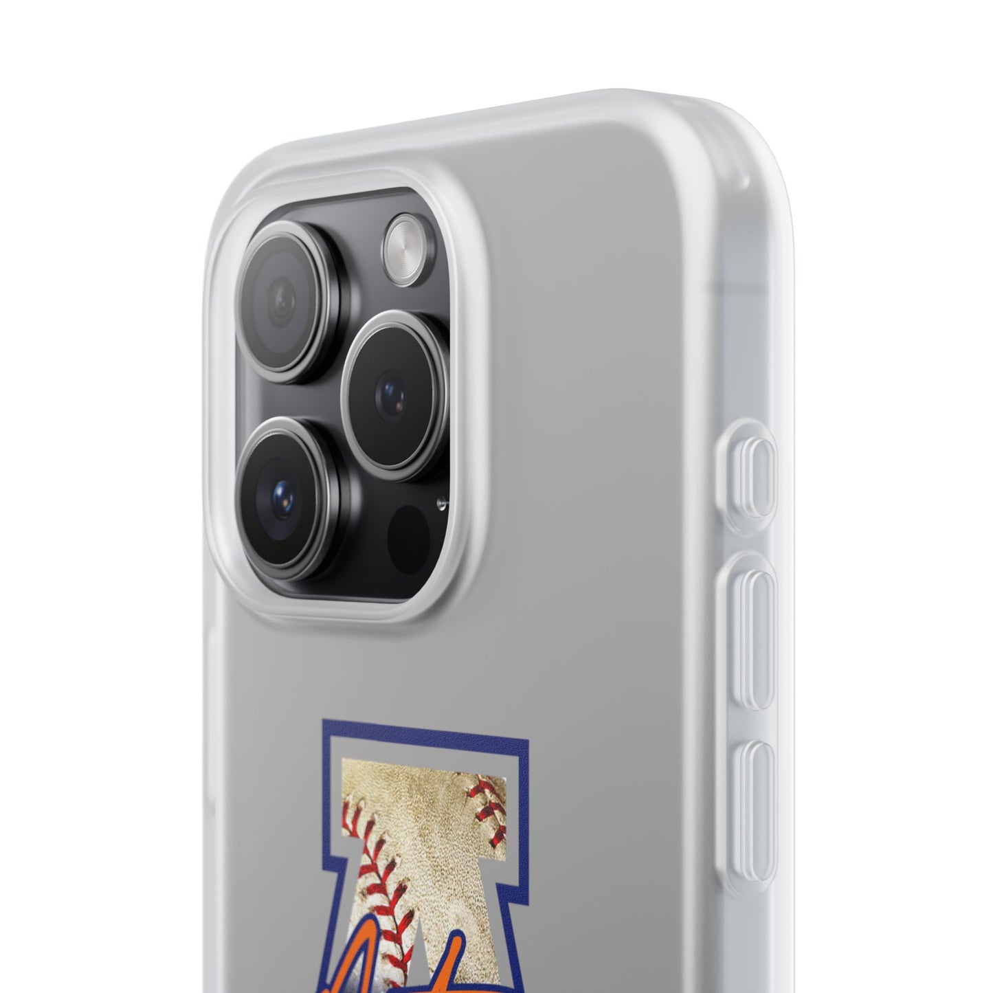 Astros Letter A Phone Case — Baseball Script Design Flexi Case