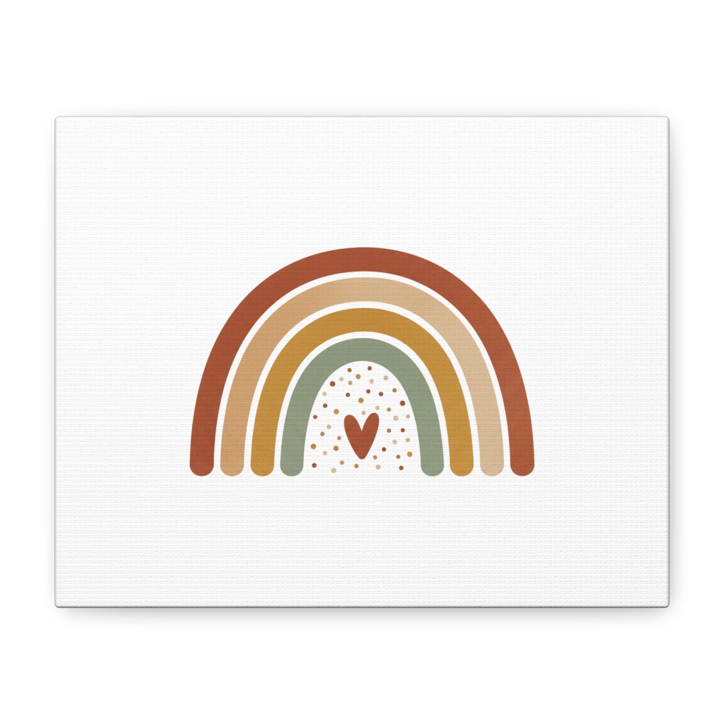 Neutral Rainbow Canvas, Boho Muted Rainbow Nursery Wall Art | Desert Arc Print