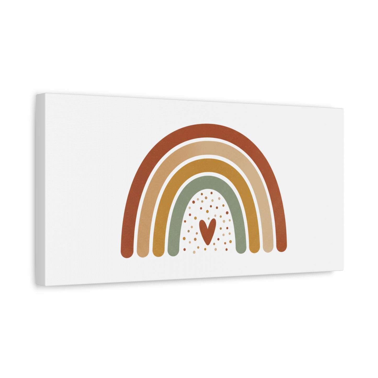 Neutral Rainbow Canvas, Boho Muted Rainbow Nursery Wall Art | Desert Arc Print