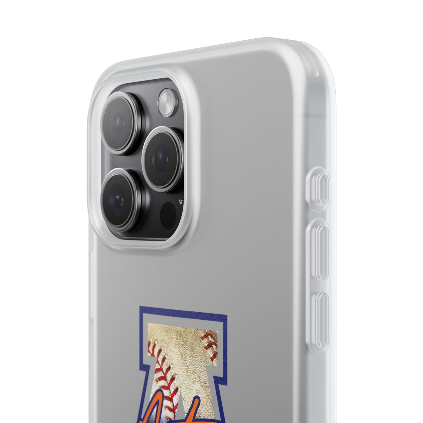 Astros Letter A Phone Case — Baseball Script Design Flexi Case