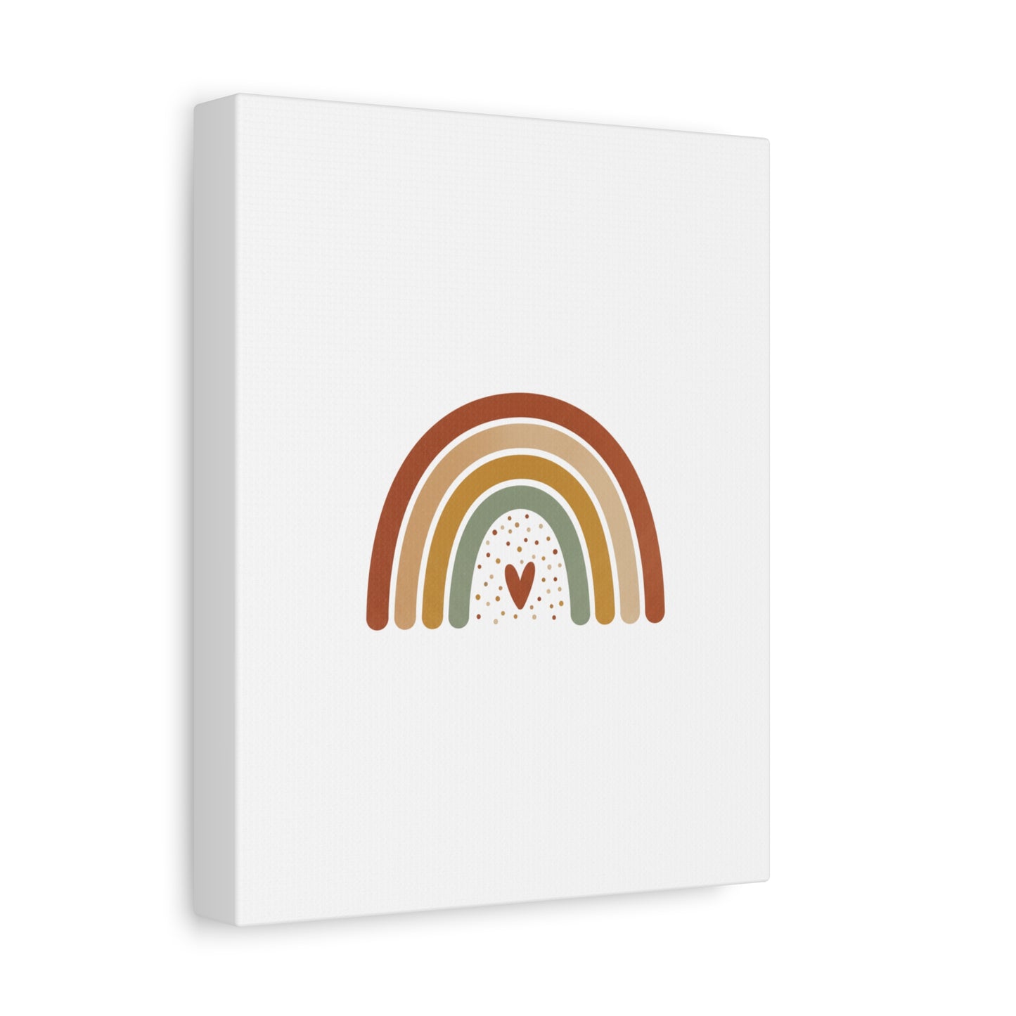 Neutral Rainbow Canvas, Boho Muted Rainbow Nursery Wall Art | Desert Arc Print