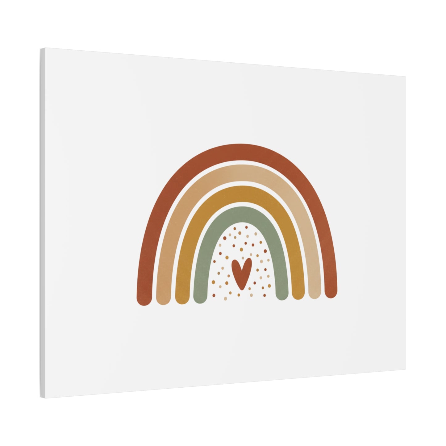 Neutral Rainbow Canvas, Boho Muted Rainbow Nursery Wall Art | Desert Arc Print