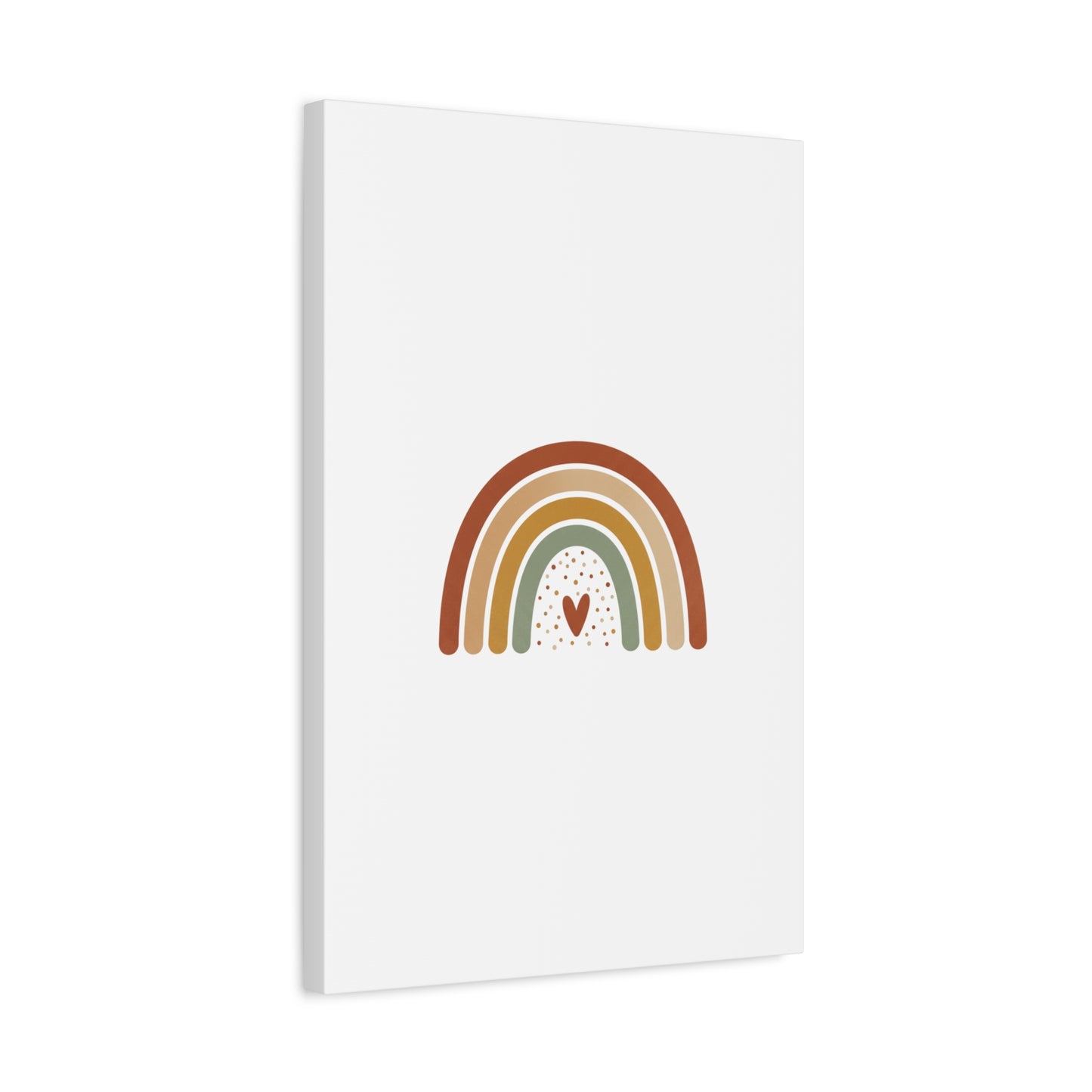 Neutral Rainbow Canvas, Boho Muted Rainbow Nursery Wall Art | Desert Arc Print