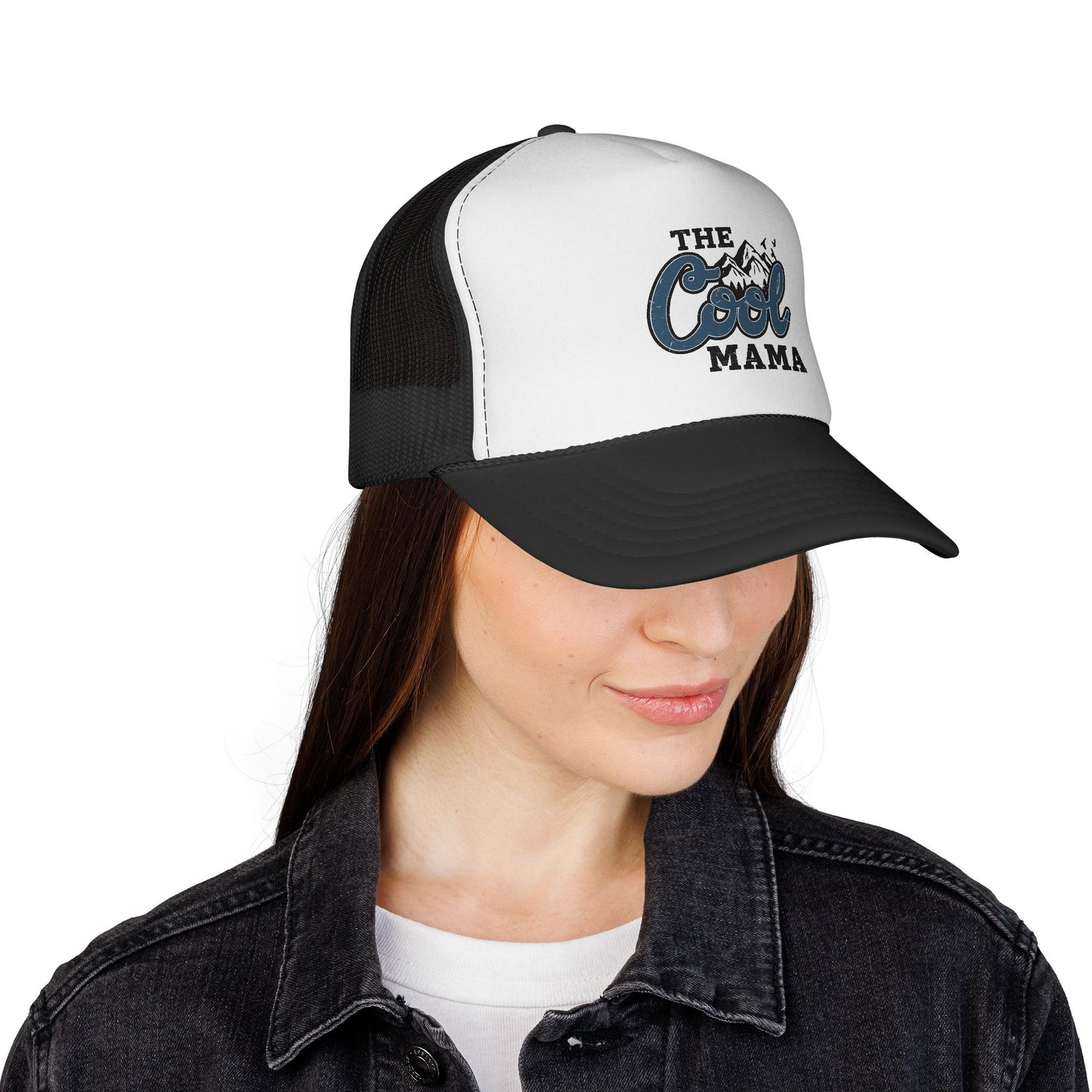 The Cool Mama Trucker Cap - Retro Mountain Mom Hat