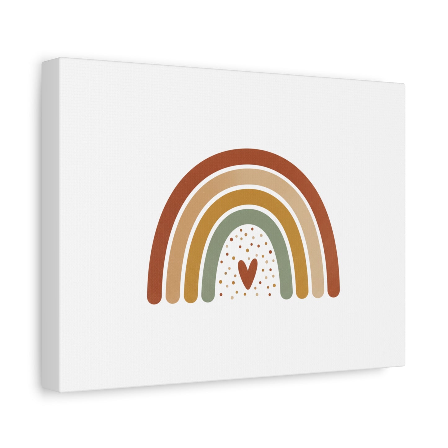 Neutral Rainbow Canvas, Boho Muted Rainbow Nursery Wall Art | Desert Arc Print
