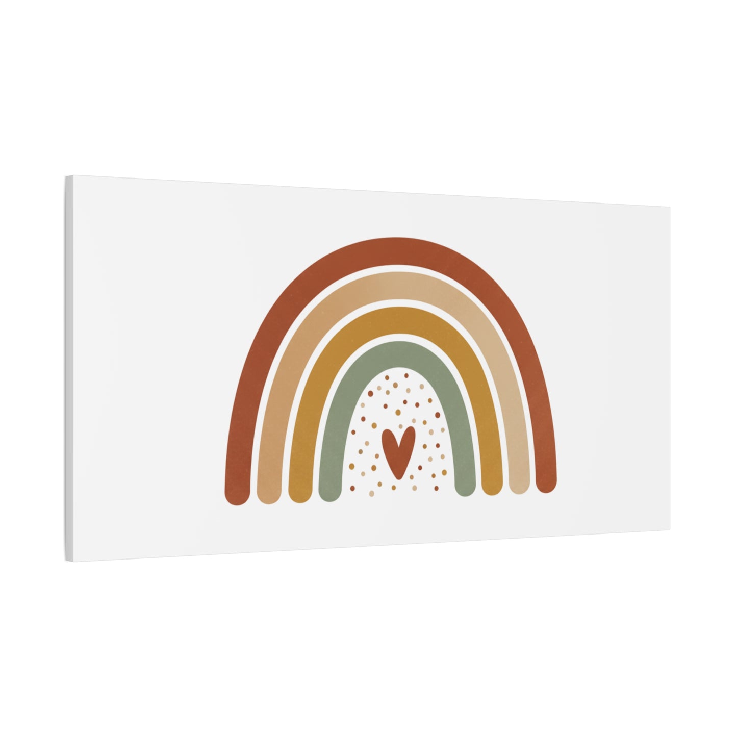 Neutral Rainbow Canvas, Boho Muted Rainbow Nursery Wall Art | Desert Arc Print