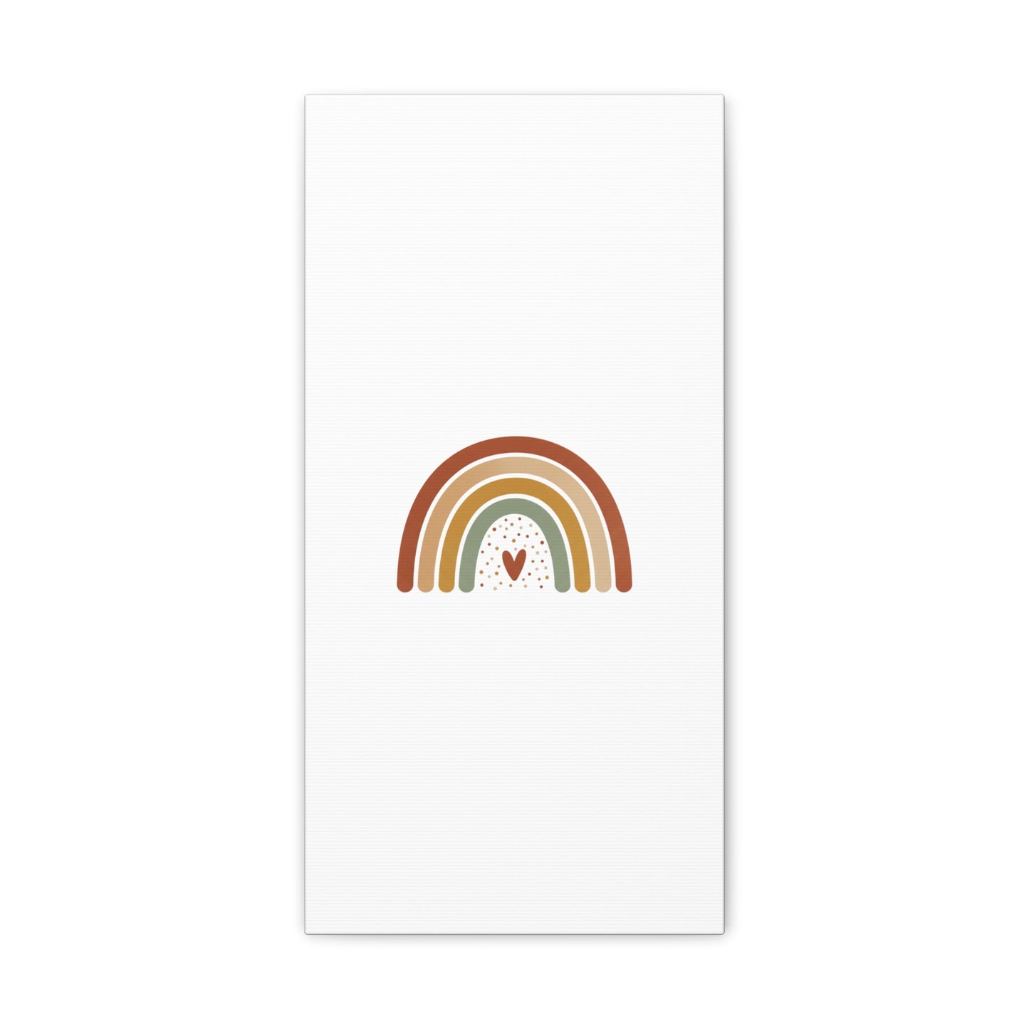 Neutral Rainbow Canvas, Boho Muted Rainbow Nursery Wall Art | Desert Arc Print