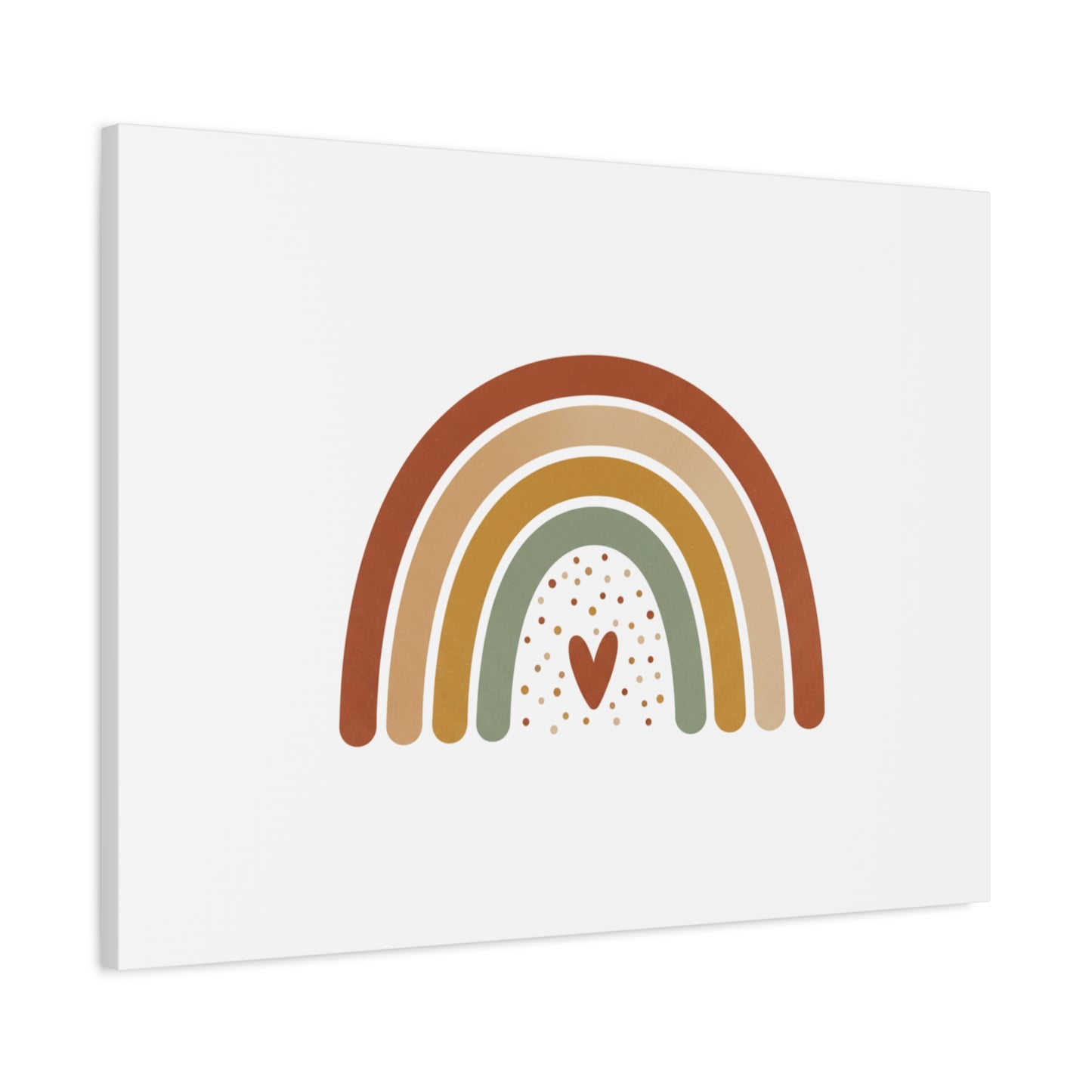 Neutral Rainbow Canvas, Boho Muted Rainbow Nursery Wall Art | Desert Arc Print