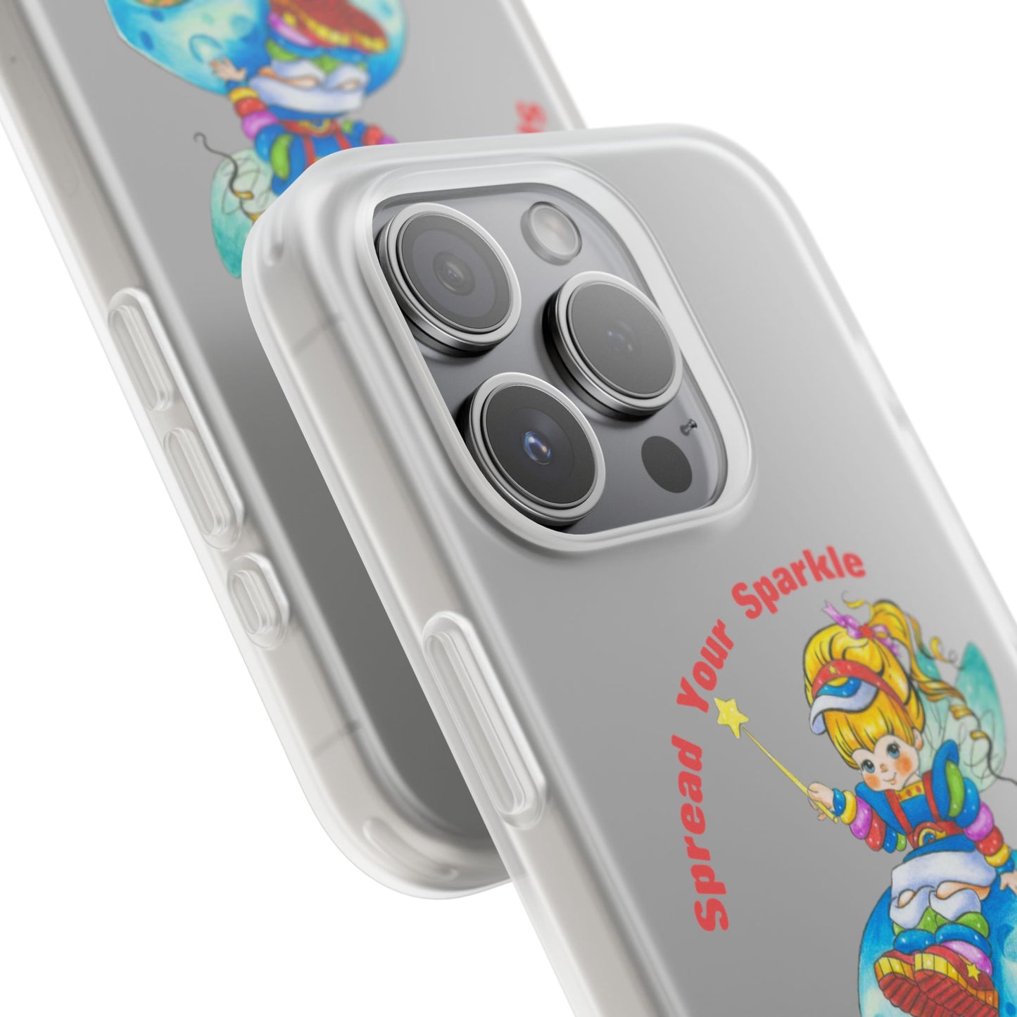 Rainbow Brite Phone Case — "Spread Your Sparkle Wherever You Go" iPhone Flexi Case