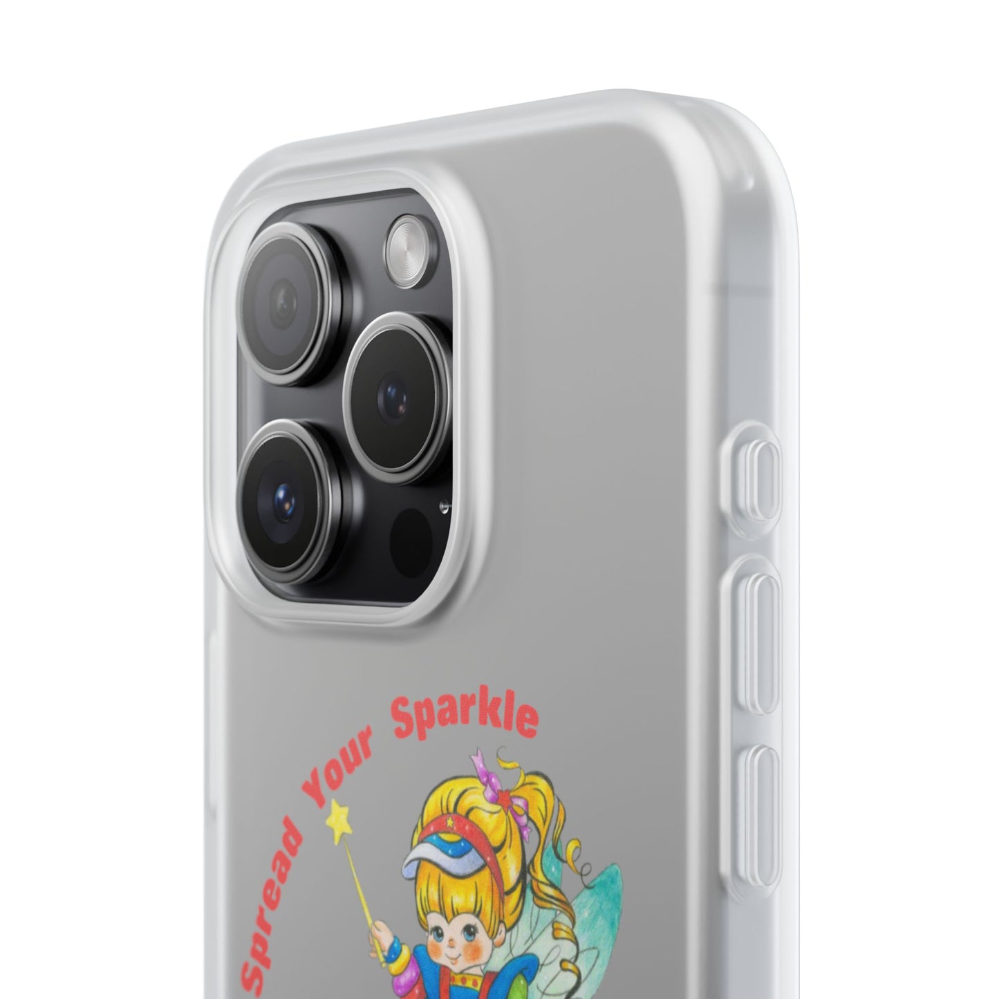 Rainbow Brite Phone Case — "Spread Your Sparkle Wherever You Go" iPhone Flexi Case