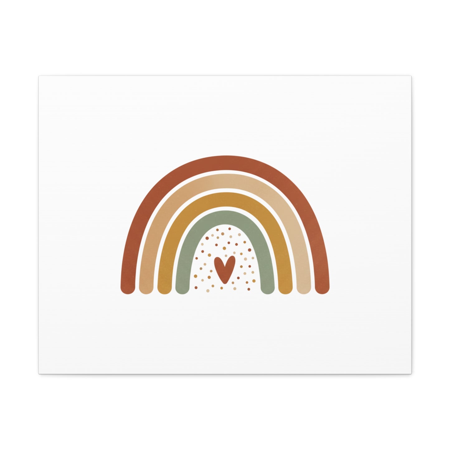 Neutral Rainbow Canvas, Boho Muted Rainbow Nursery Wall Art | Desert Arc Print