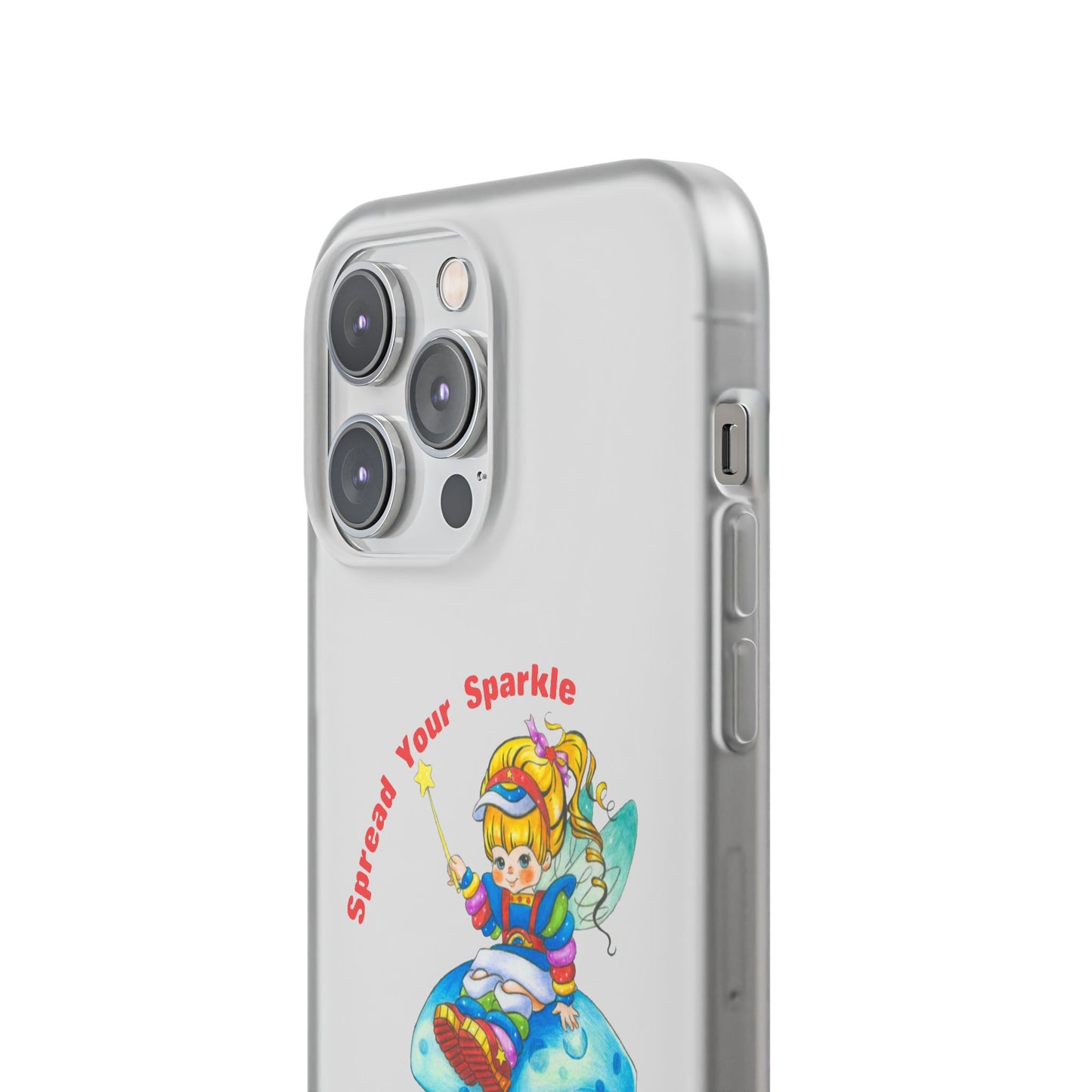 Rainbow Brite Phone Case — "Spread Your Sparkle Wherever You Go" iPhone Flexi Case