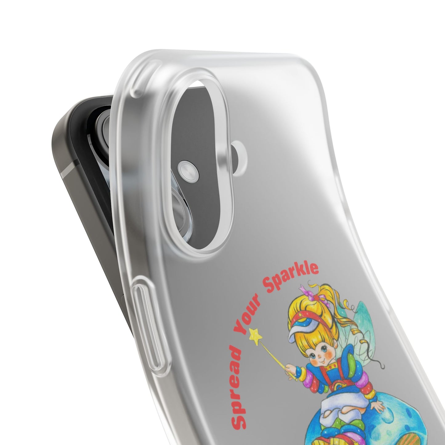 Rainbow Brite Phone Case — "Spread Your Sparkle Wherever You Go" iPhone Flexi Case