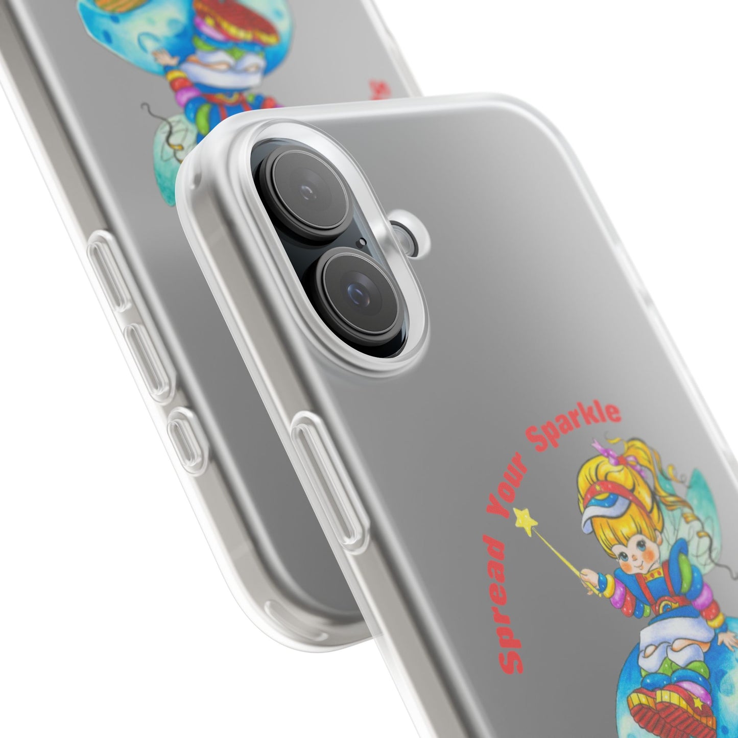 Rainbow Brite Phone Case — "Spread Your Sparkle Wherever You Go" iPhone Flexi Case