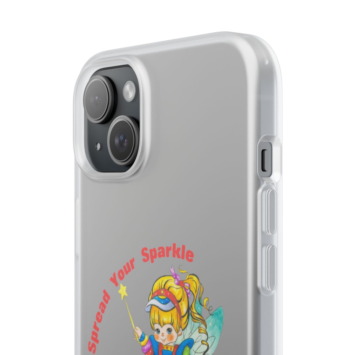 Rainbow Brite Phone Case — "Spread Your Sparkle Wherever You Go" iPhone Flexi Case