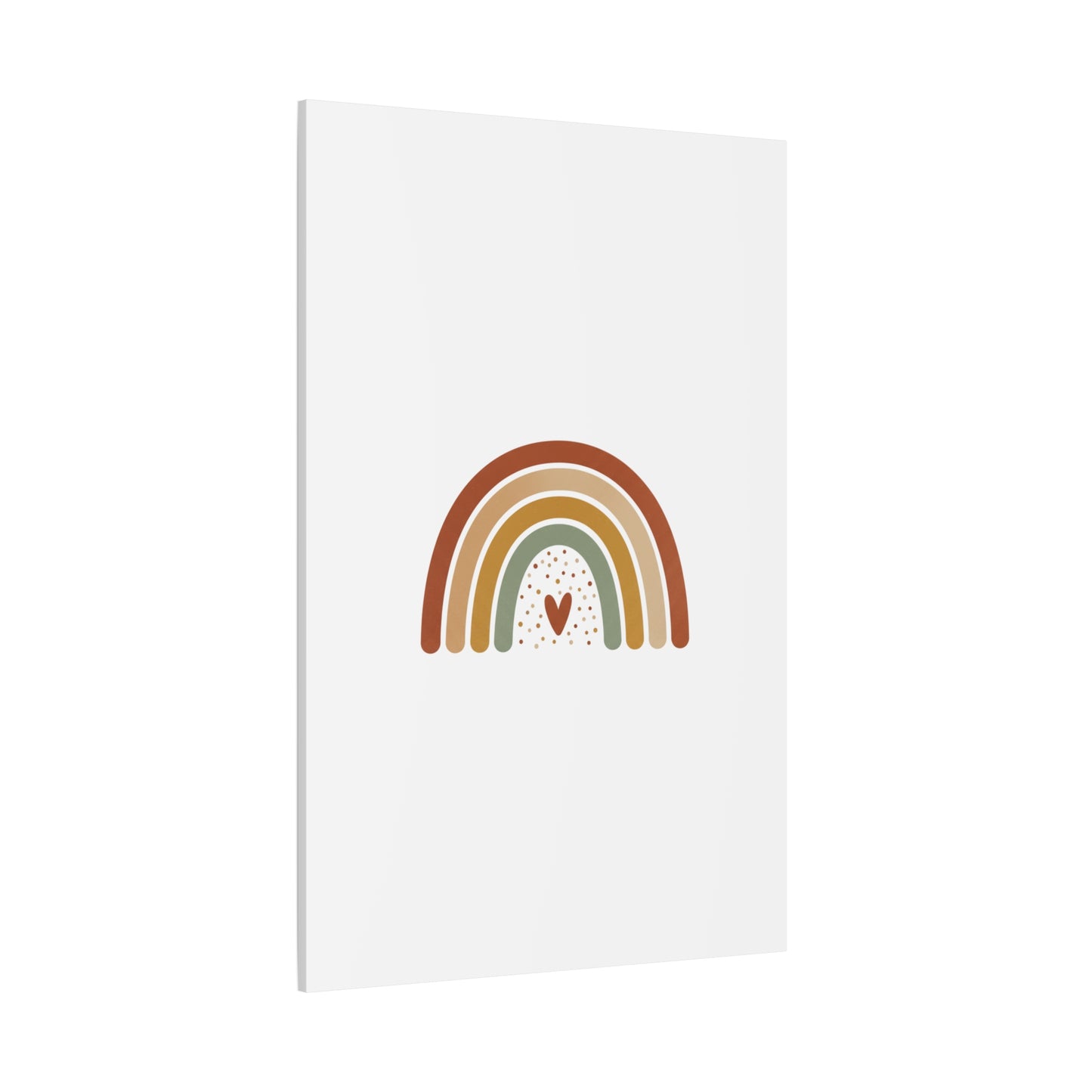 Neutral Rainbow Canvas, Boho Muted Rainbow Nursery Wall Art | Desert Arc Print