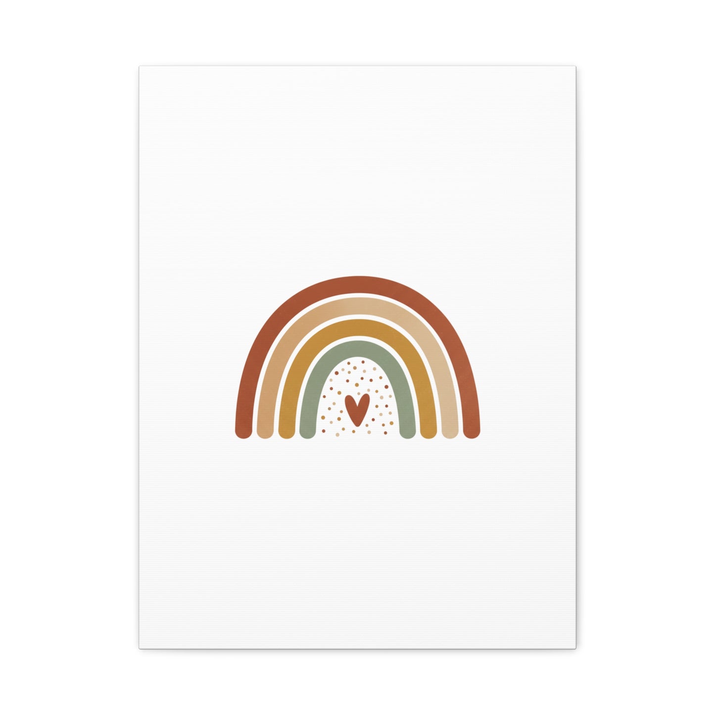 Neutral Rainbow Canvas, Boho Muted Rainbow Nursery Wall Art | Desert Arc Print
