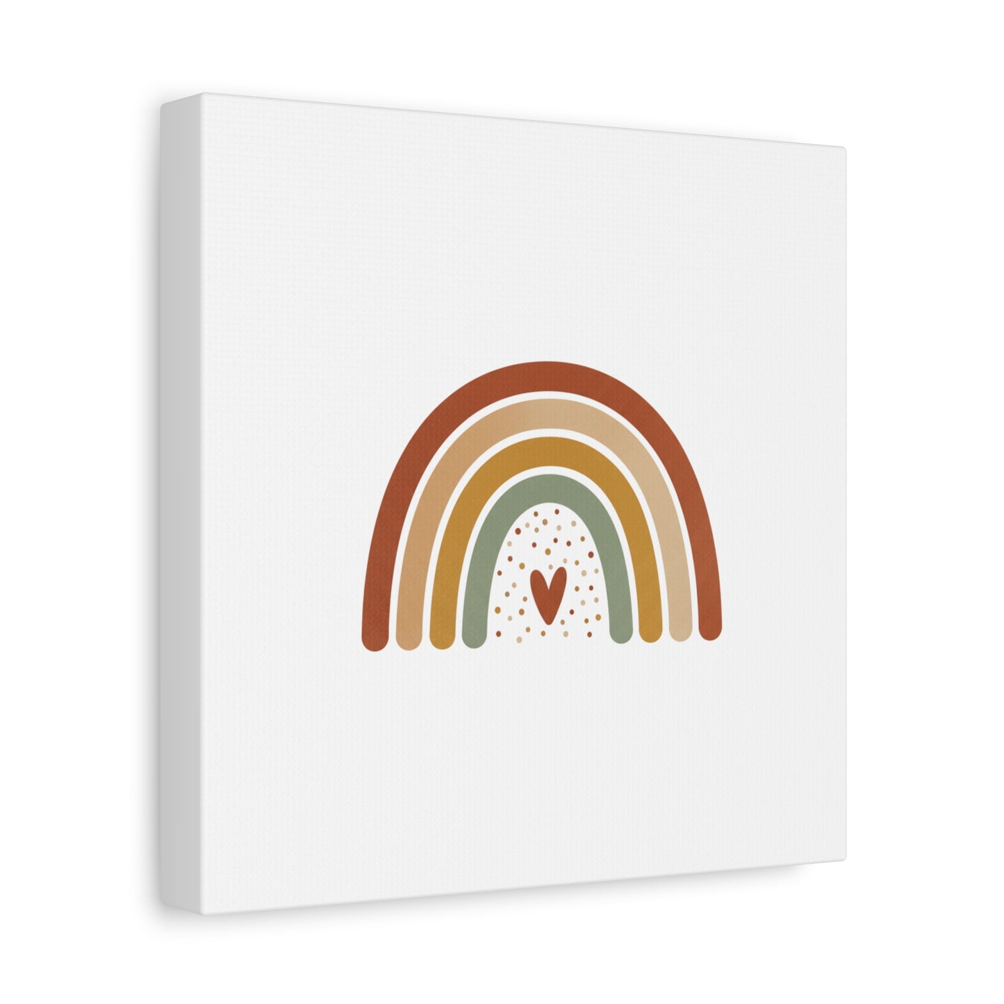 Neutral Rainbow Canvas, Boho Muted Rainbow Nursery Wall Art | Desert Arc Print