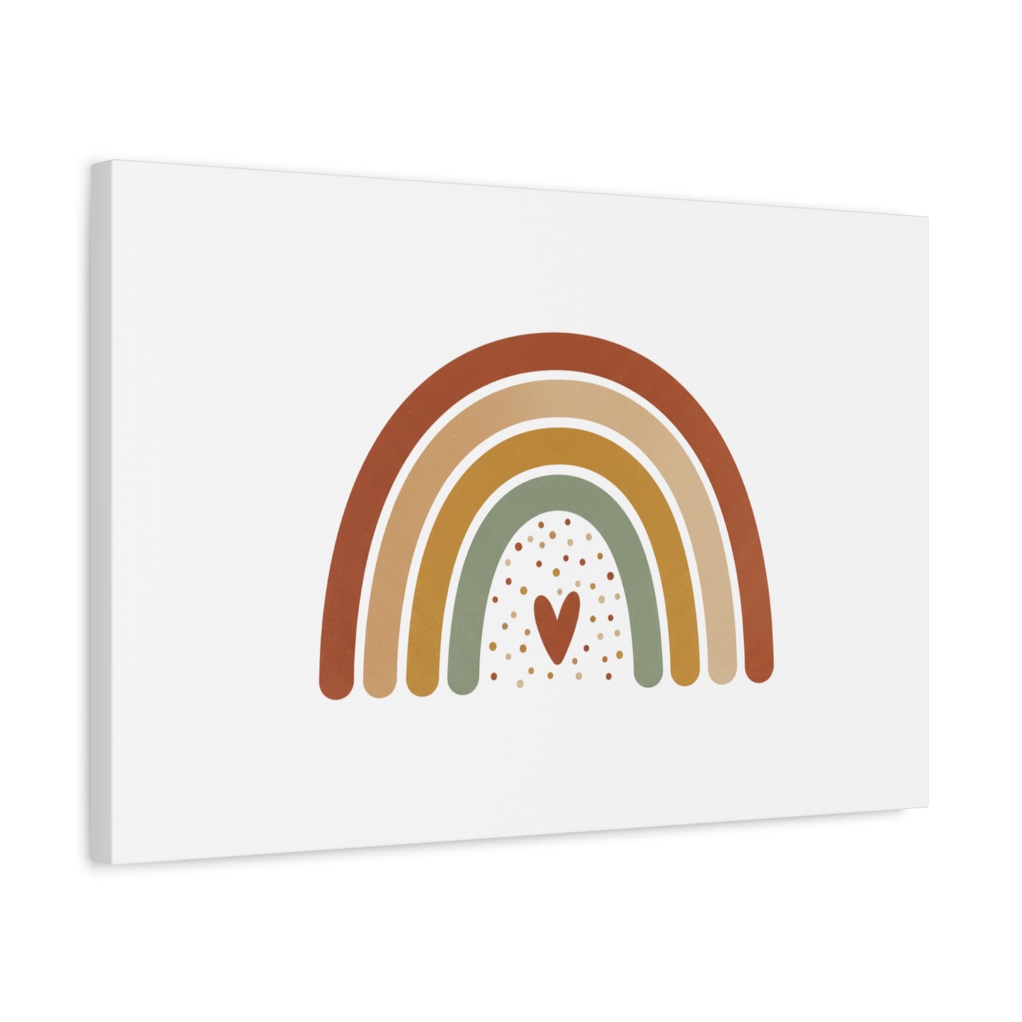 Neutral Rainbow Canvas, Boho Muted Rainbow Nursery Wall Art | Desert Arc Print