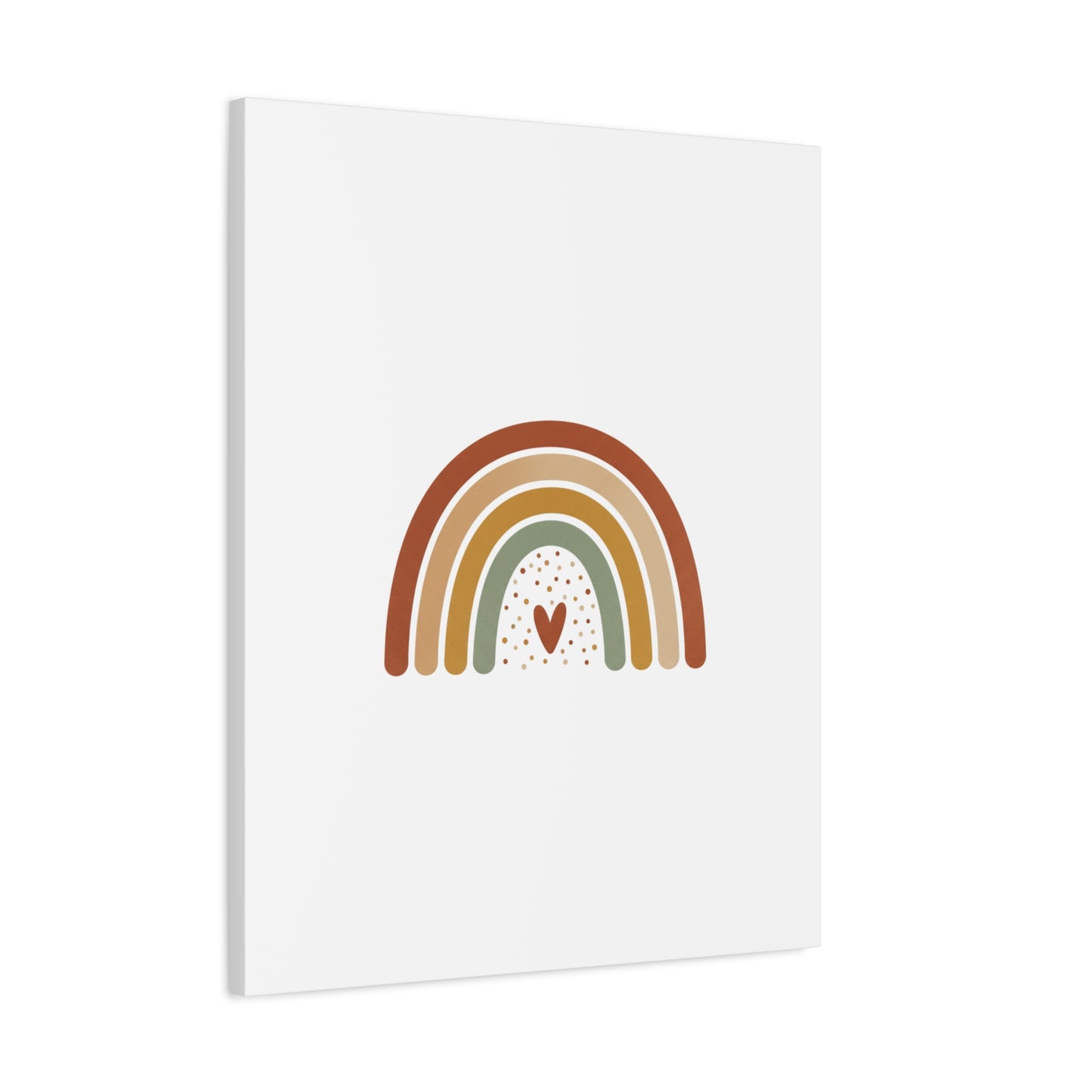 Neutral Rainbow Canvas, Boho Muted Rainbow Nursery Wall Art | Desert Arc Print