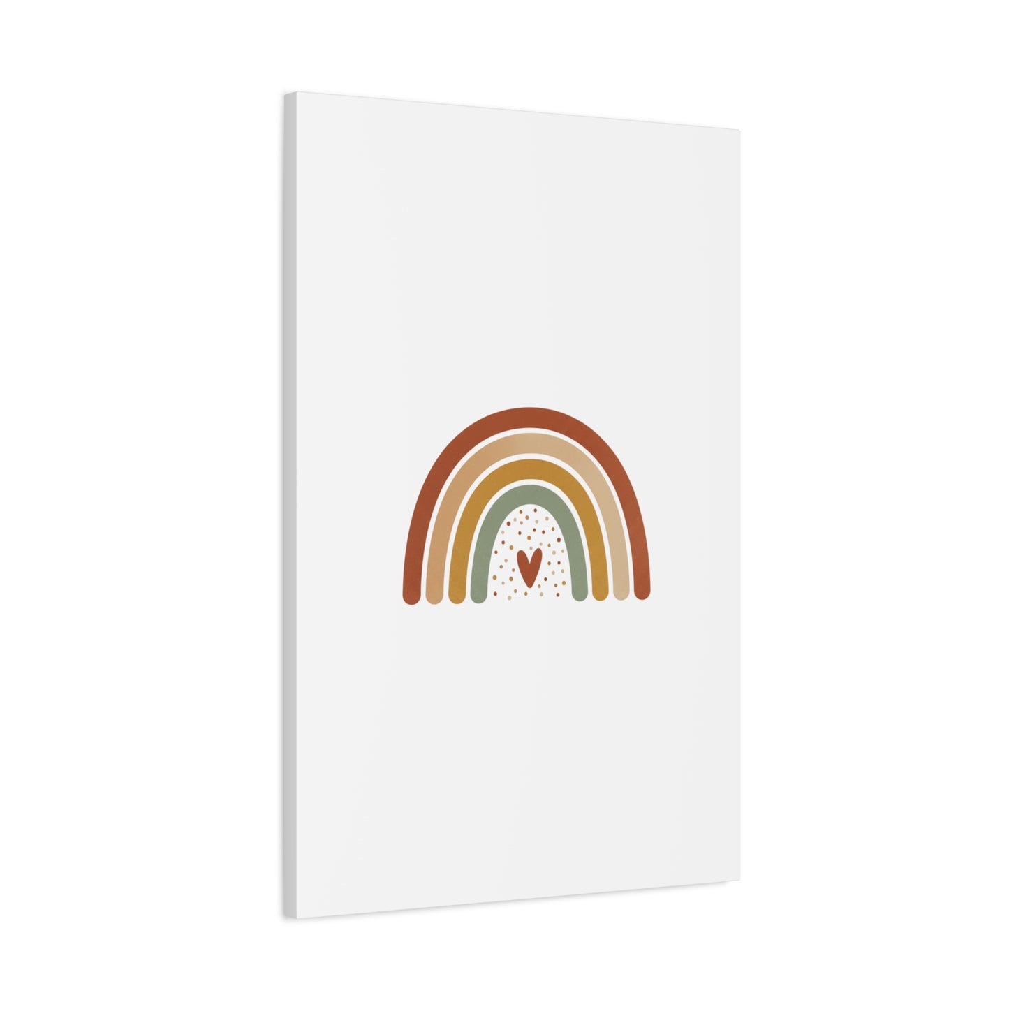 Neutral Rainbow Canvas, Boho Muted Rainbow Nursery Wall Art | Desert Arc Print