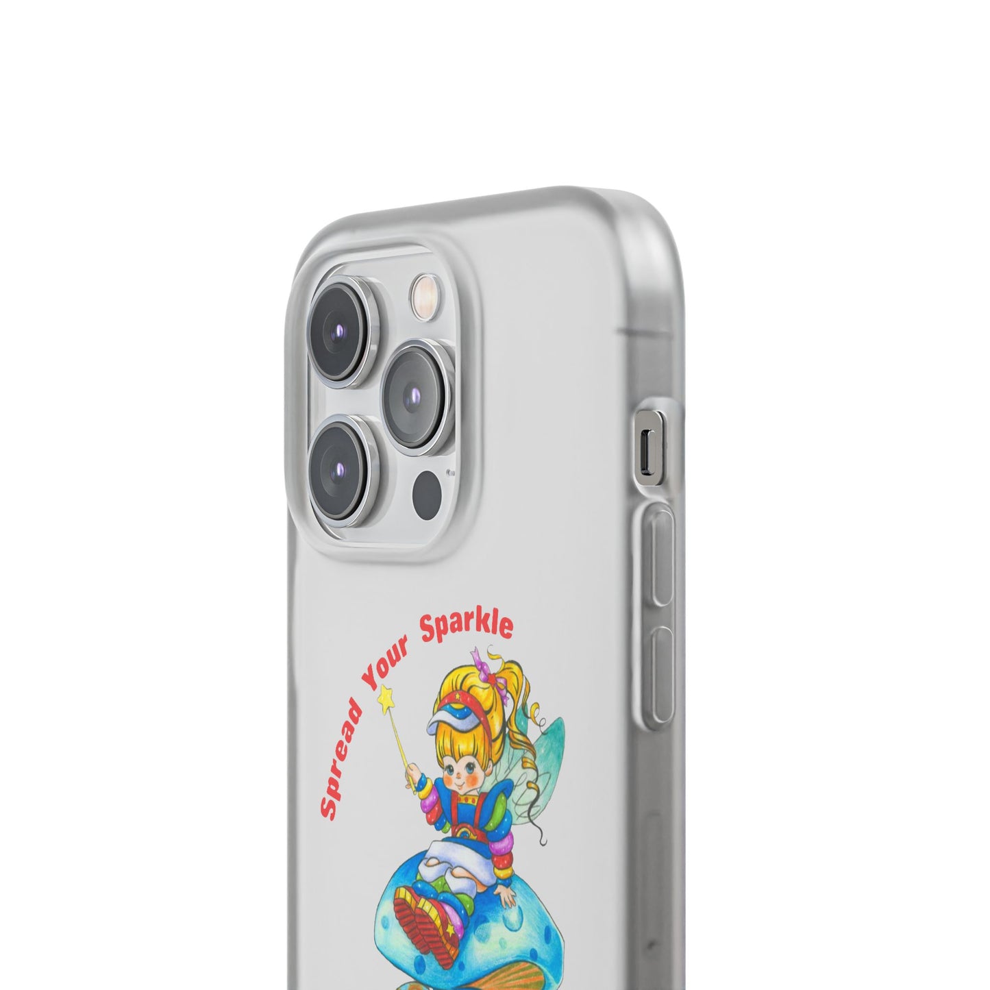 Rainbow Brite Phone Case — "Spread Your Sparkle Wherever You Go" iPhone Flexi Case