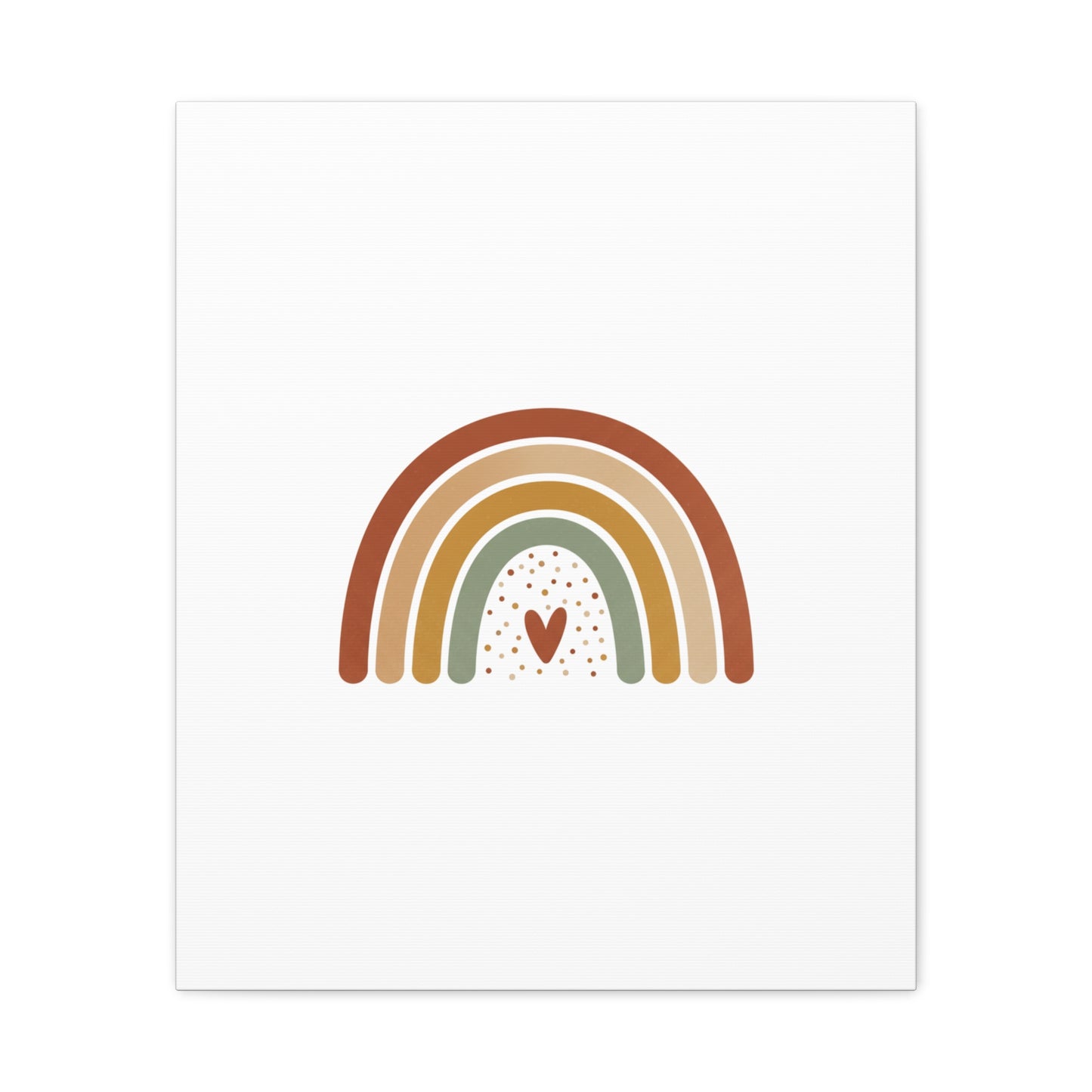 Neutral Rainbow Canvas, Boho Muted Rainbow Nursery Wall Art | Desert Arc Print