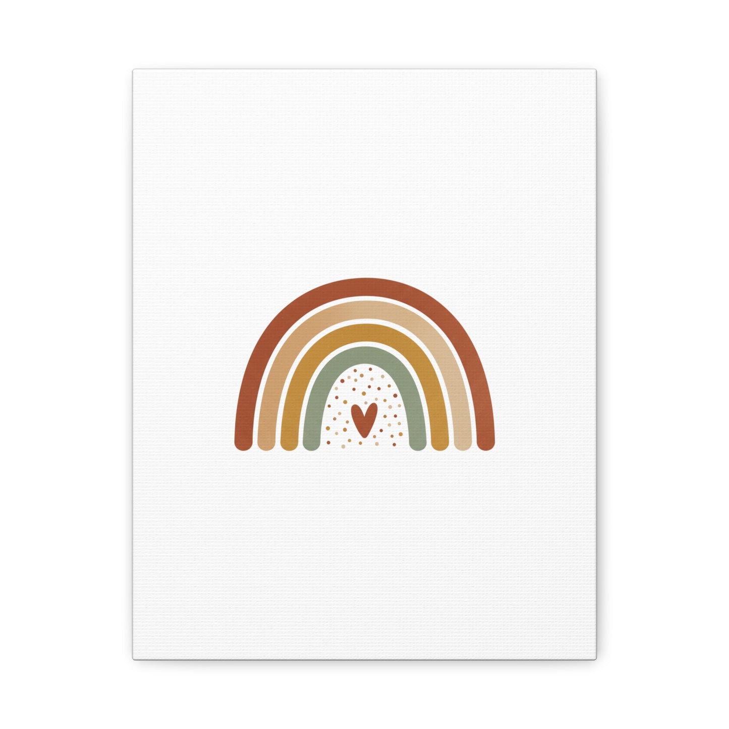 Neutral Rainbow Canvas, Boho Muted Rainbow Nursery Wall Art | Desert Arc Print