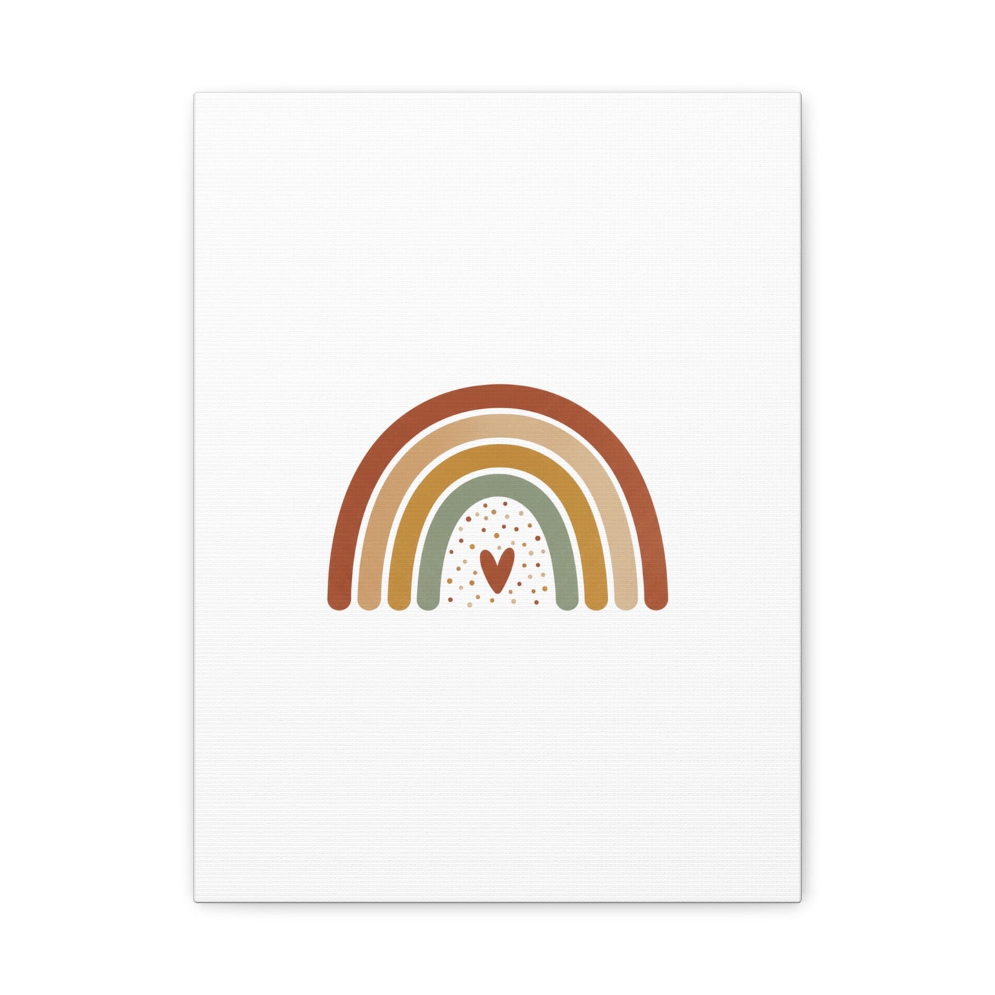 Neutral Rainbow Canvas, Boho Muted Rainbow Nursery Wall Art | Desert Arc Print