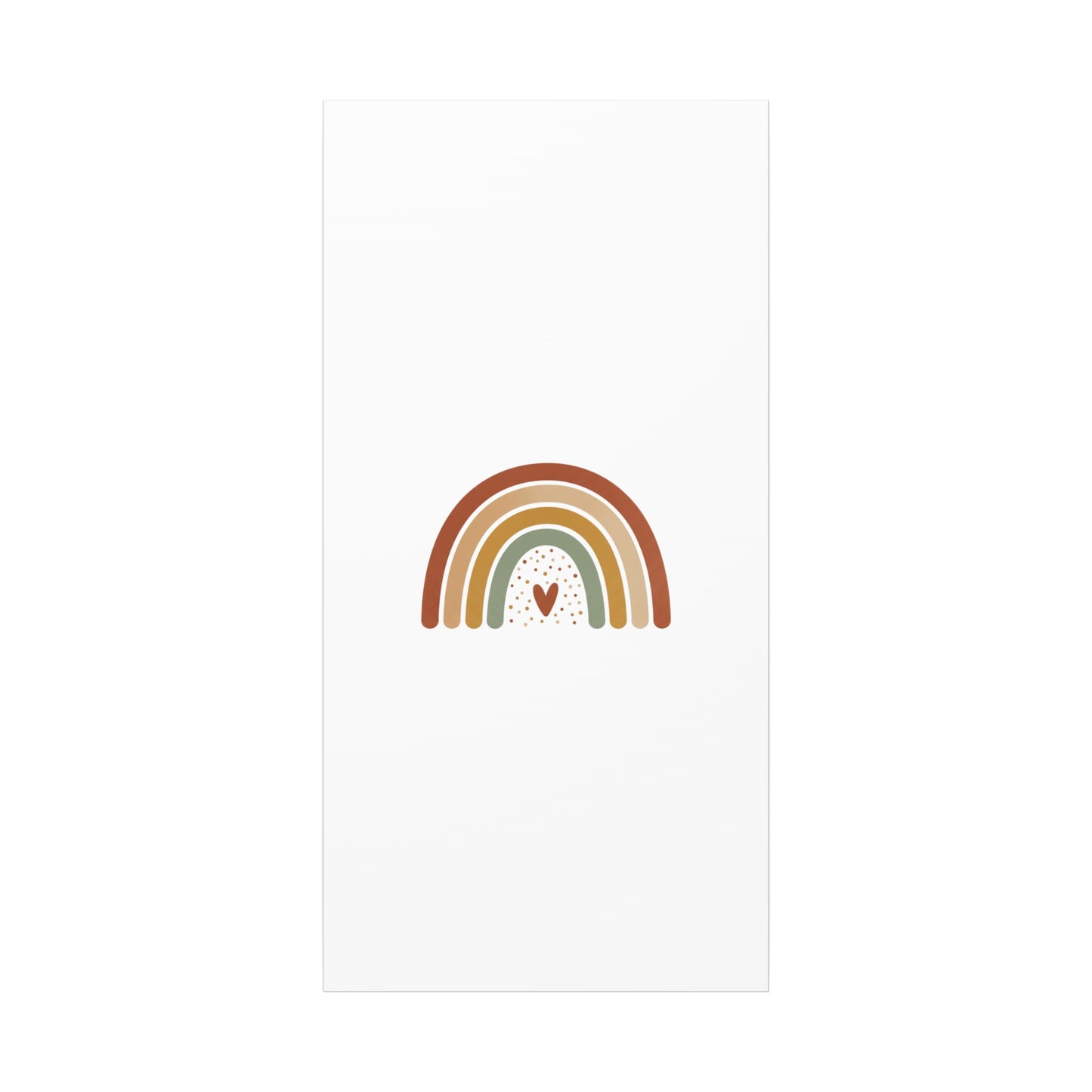 Neutral Rainbow Canvas, Boho Muted Rainbow Nursery Wall Art | Desert Arc Print