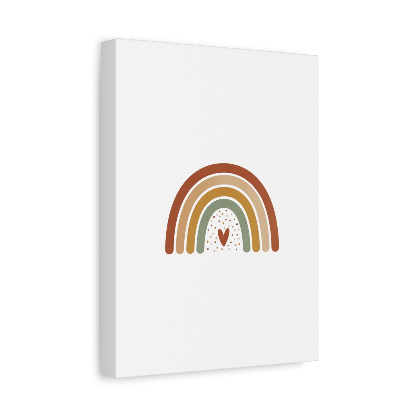 Neutral Rainbow Canvas, Boho Muted Rainbow Nursery Wall Art | Desert Arc Print