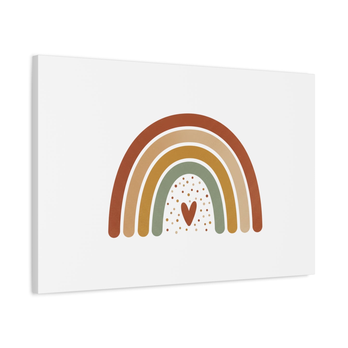 Neutral Rainbow Canvas, Boho Muted Rainbow Nursery Wall Art | Desert Arc Print