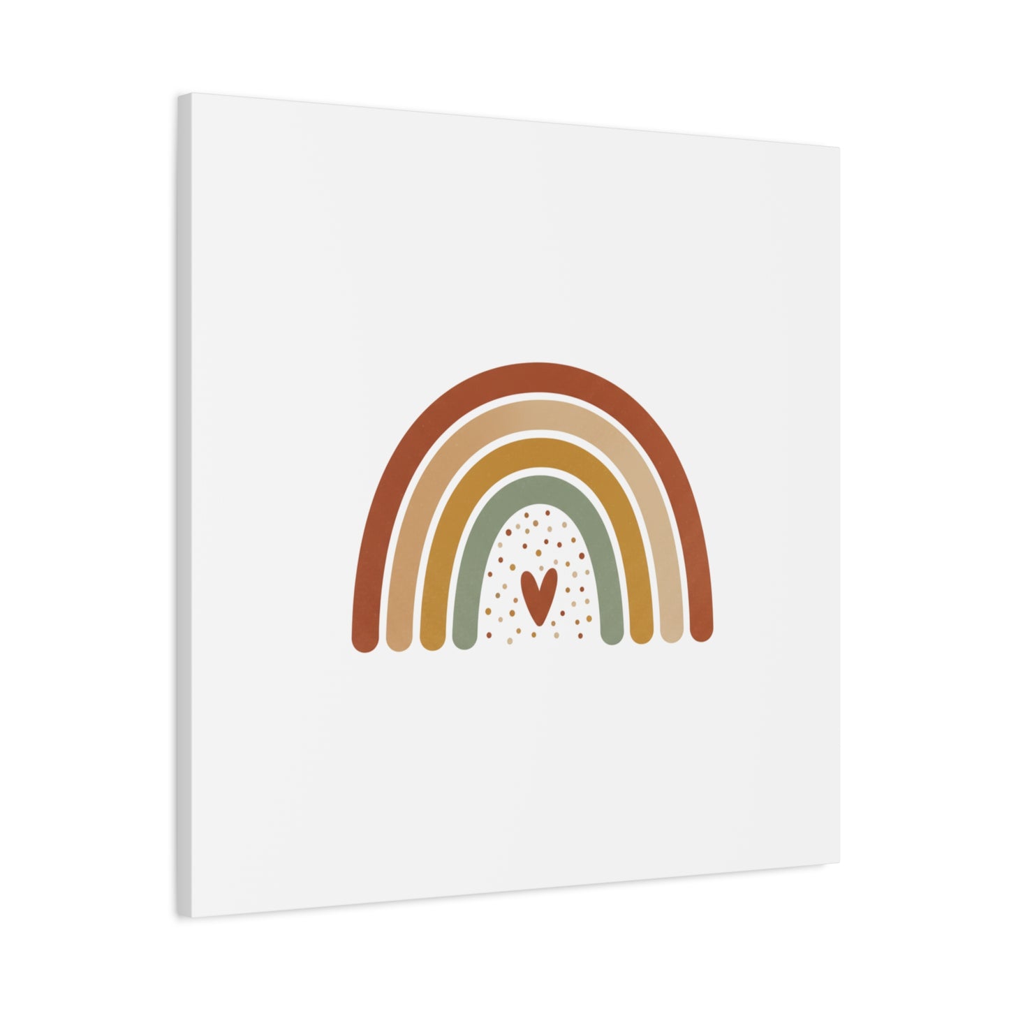 Neutral Rainbow Canvas, Boho Muted Rainbow Nursery Wall Art | Desert Arc Print