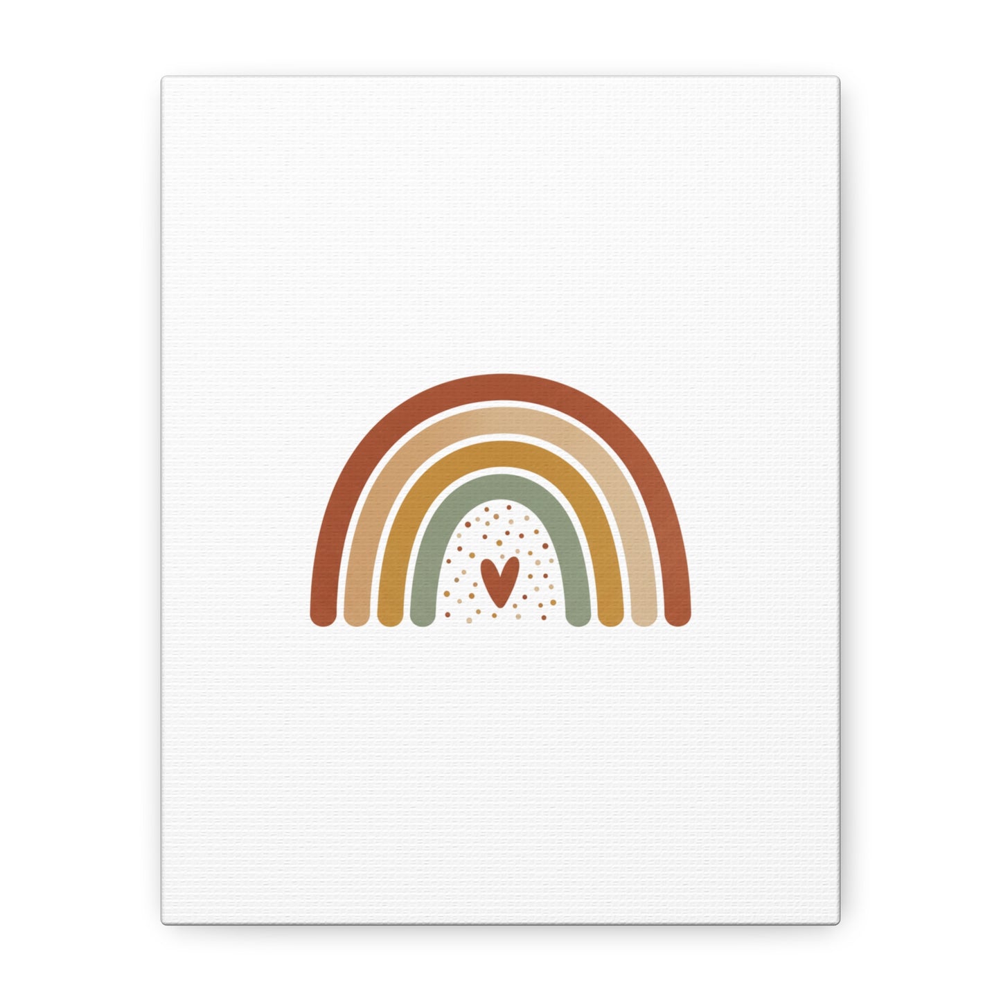 Neutral Rainbow Canvas, Boho Muted Rainbow Nursery Wall Art | Desert Arc Print